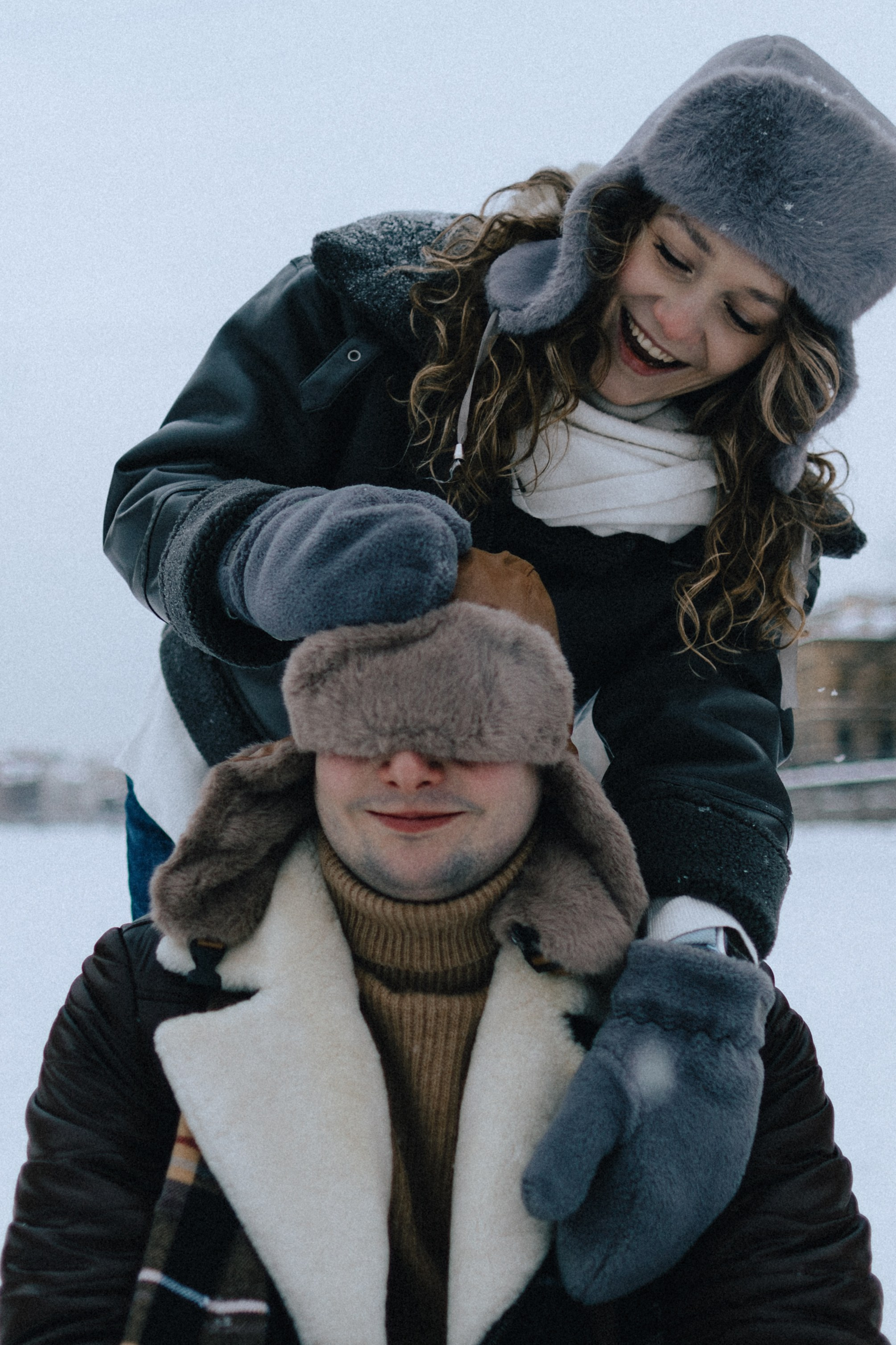 Зима на Фонтанке. Юлия Анисимова — свадебный и семейный фотограф в Санкт-Петербурге