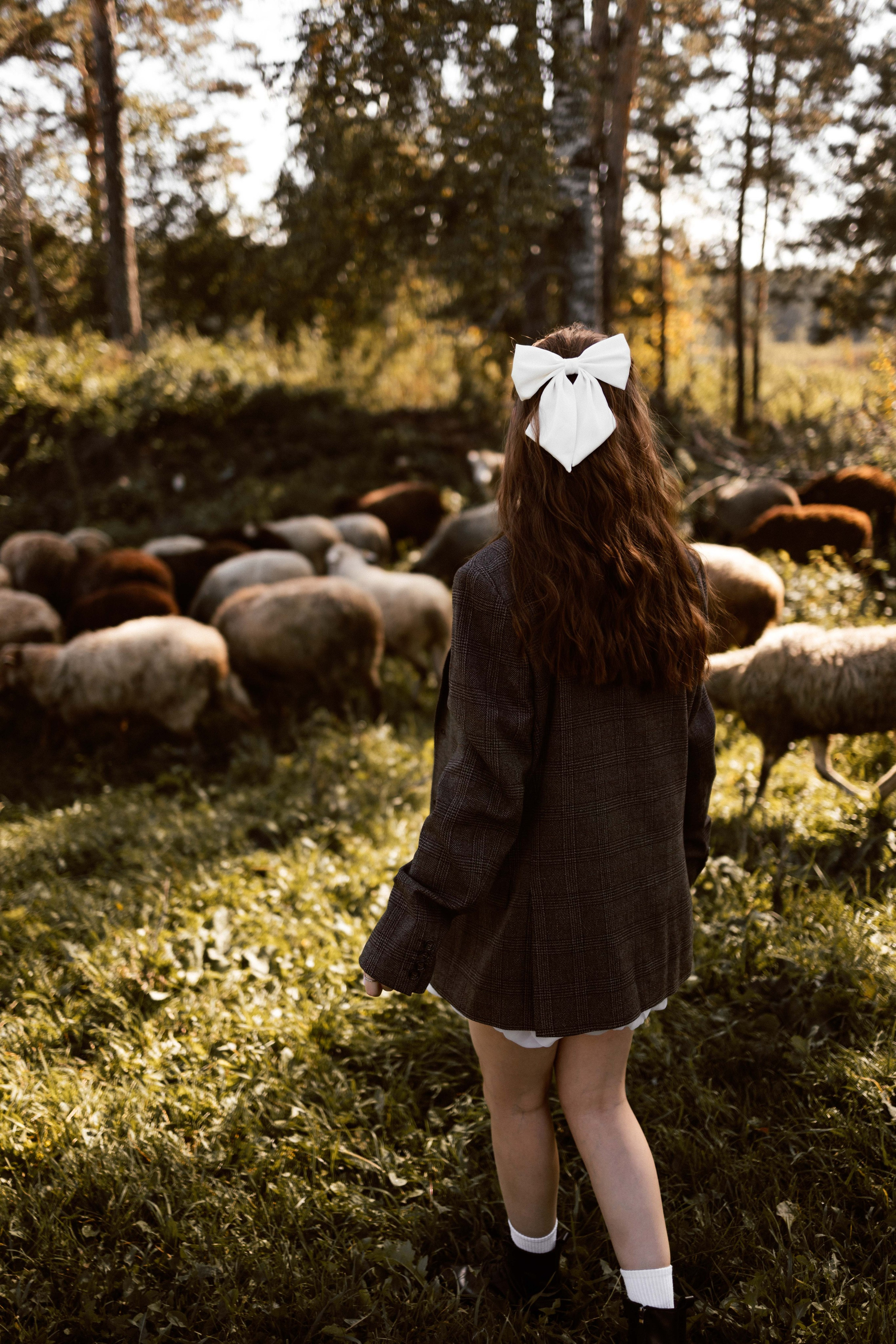 Фотосессия с овечками для Ксюши. Фотограф в Тюмени Башмакова Анна