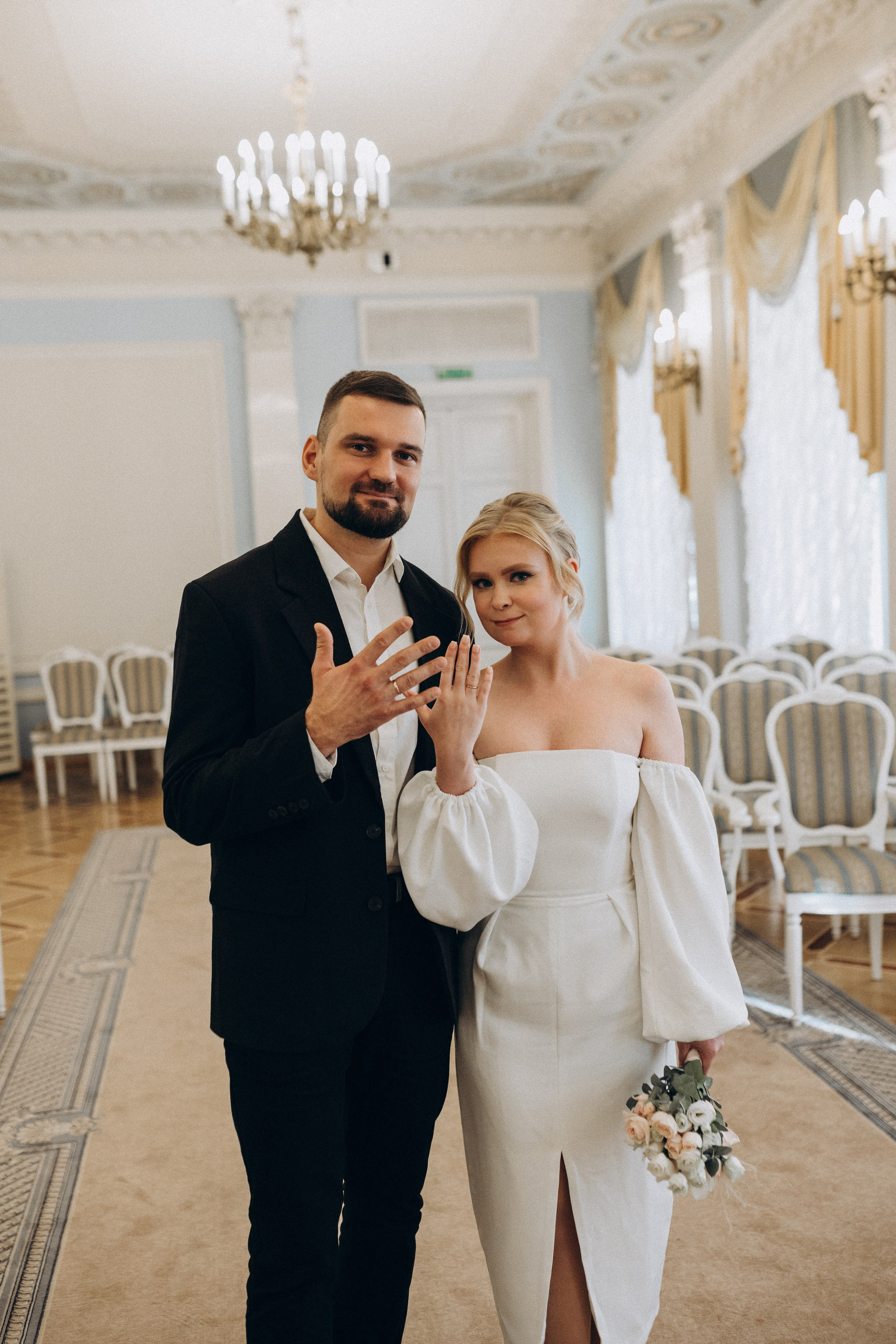 Михаил и Анастасия | Загс Кировского района. Свадебный и love story фотограф в Санкт-Петербурге