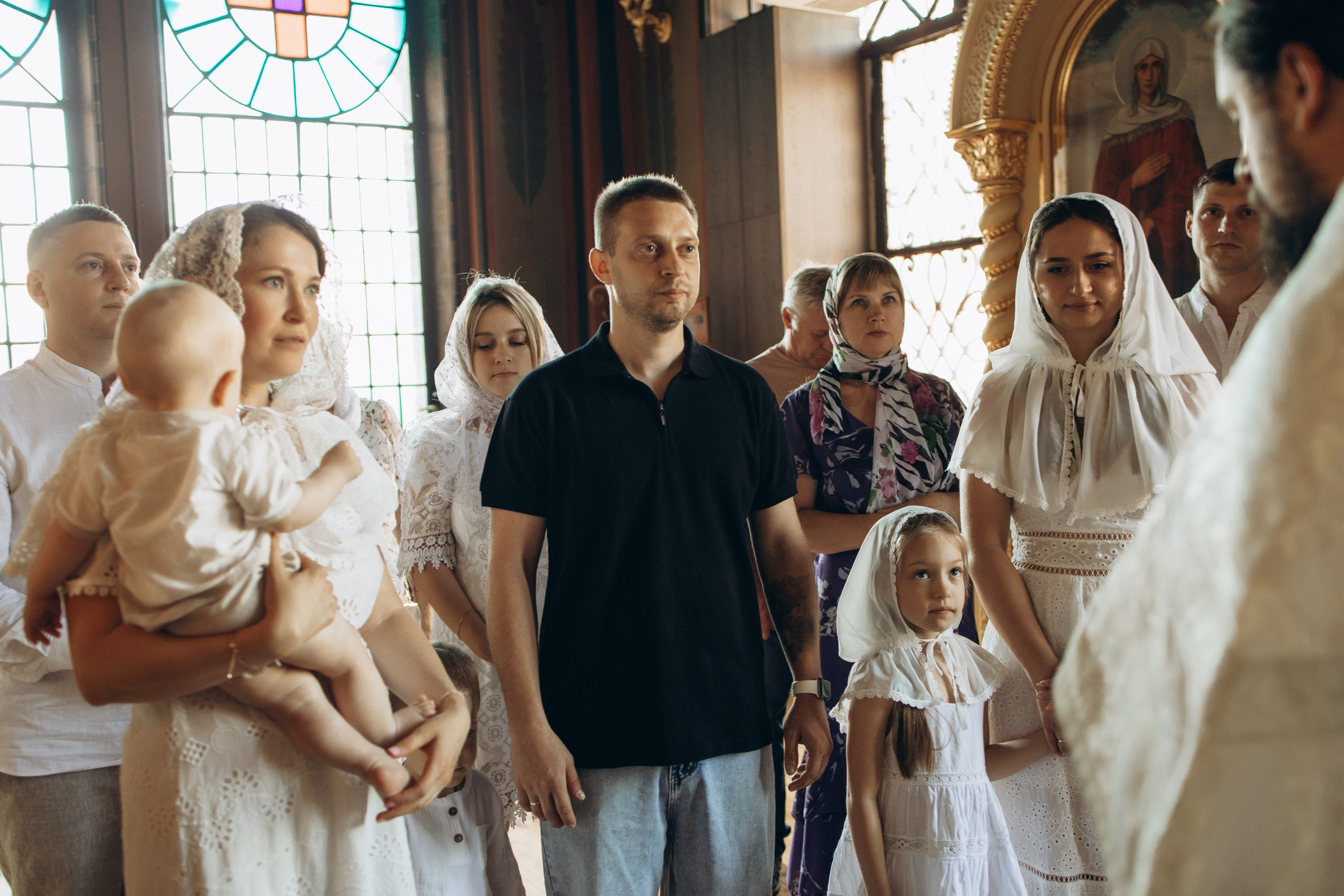 Двойное крещение Анны и Саши. Самый теплый фотограф в Краснодаре Рябоконь Ксения