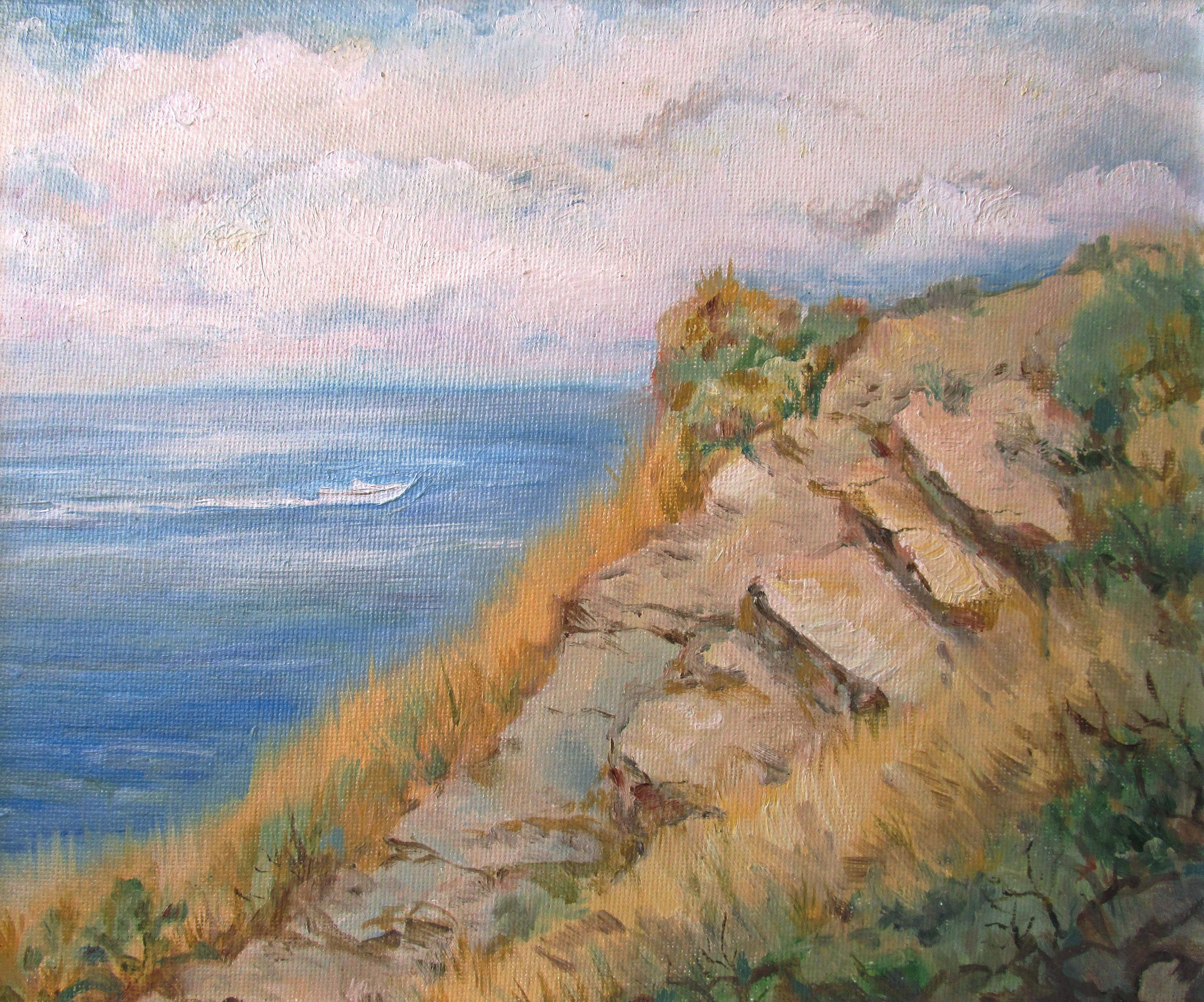 "Утёс в Анапе", холст / масло, 2011