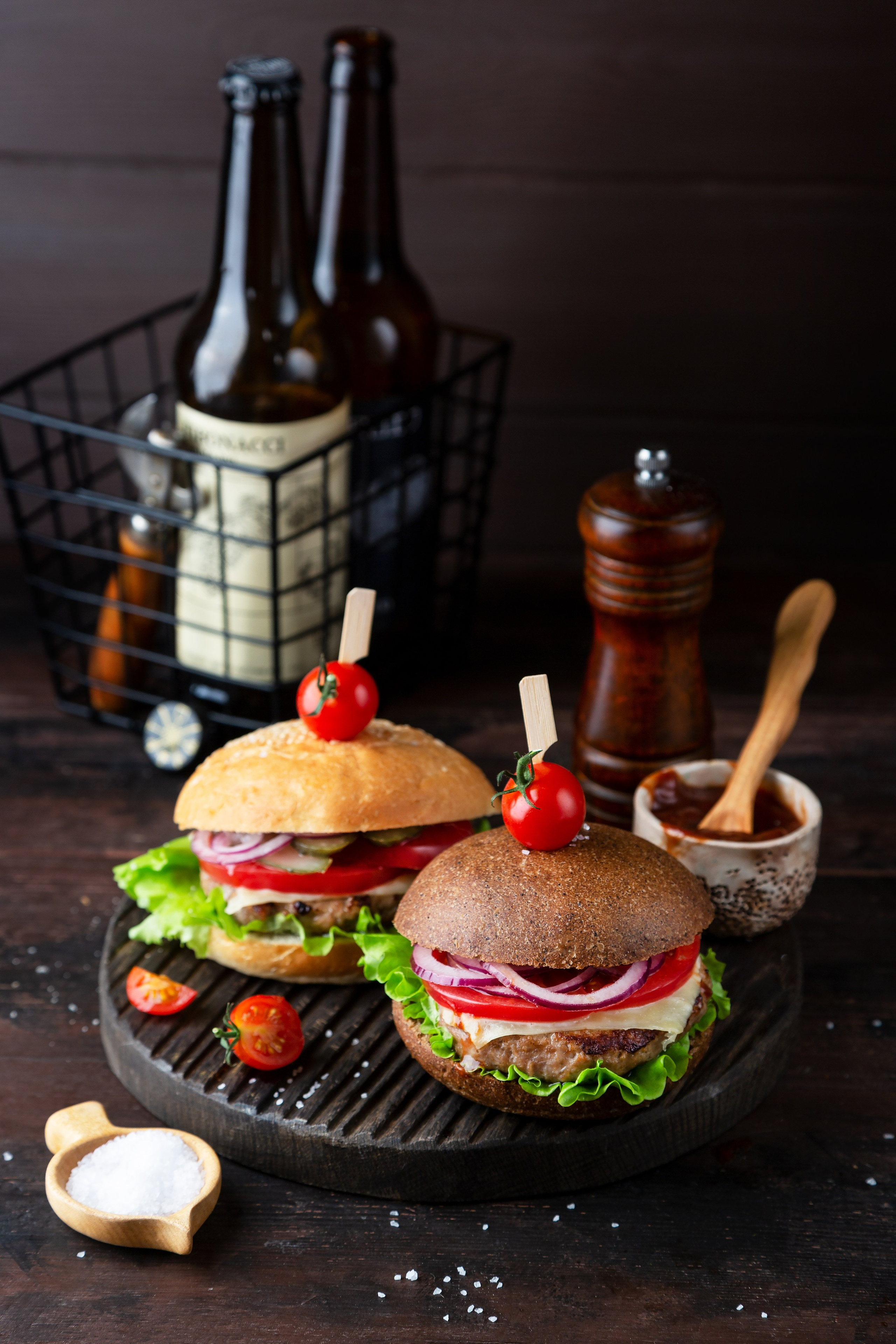 Бургеры. Юлия Космо — фуд-фотограф, предметный стилист, Москва