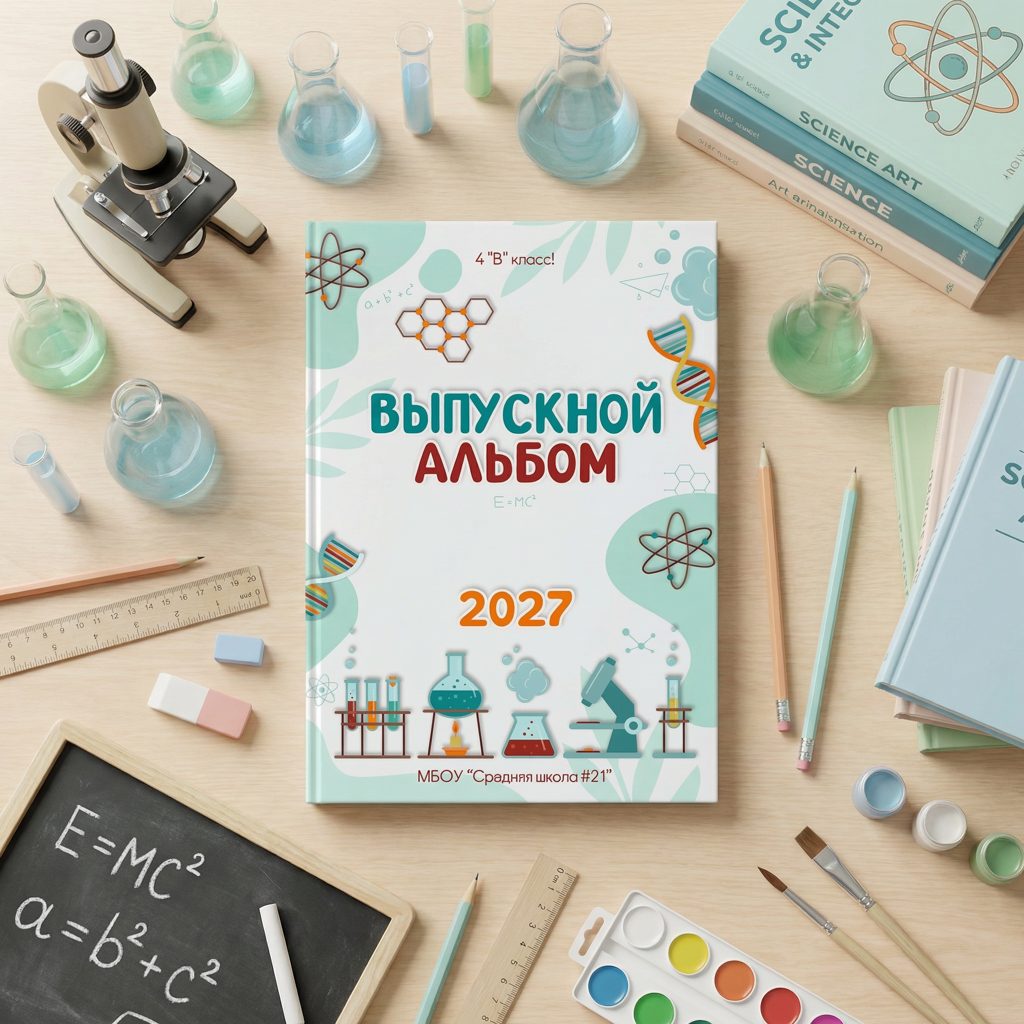 037 Уникум II. Дизайны, psd шаблоны школьных и выпускных альбомов и обложек