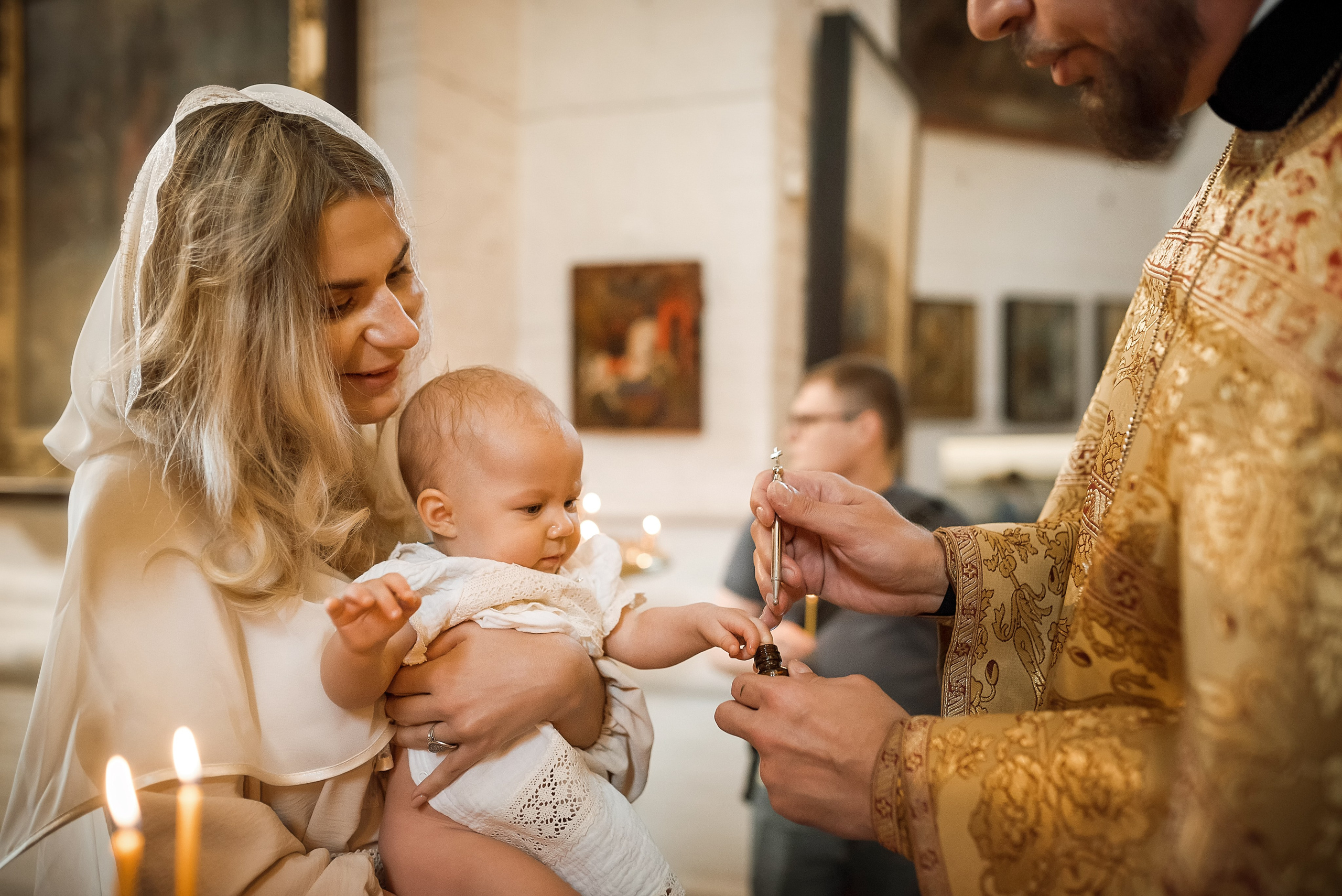 Крещение Софии в Воскресенском соборе. Семейный фотограф в Ростове-на-Дону Татьяна Литвинова