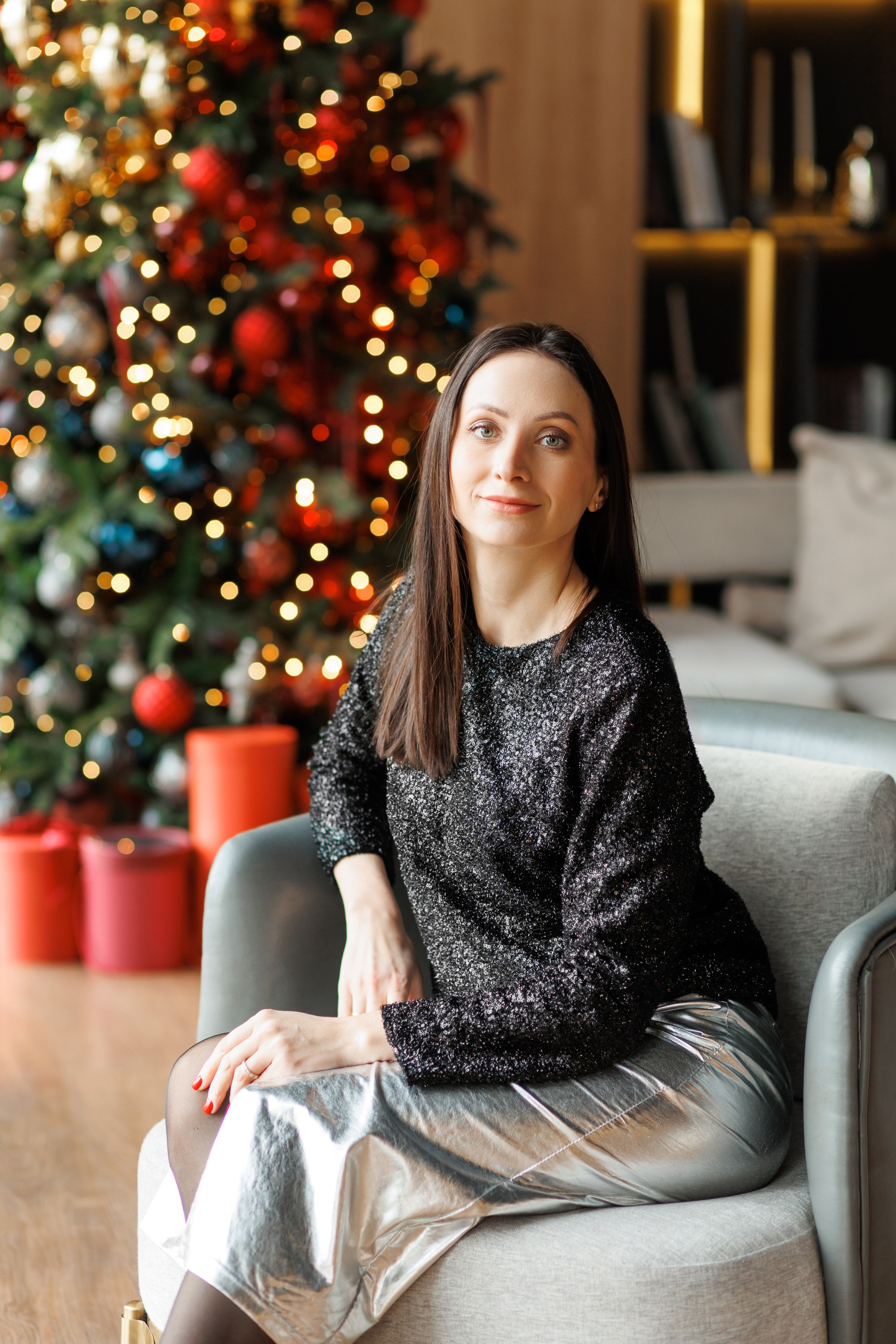 Лариса Новогодняя фотосессия. Фотограф Щелково/ Москва Татьяна Жучкова