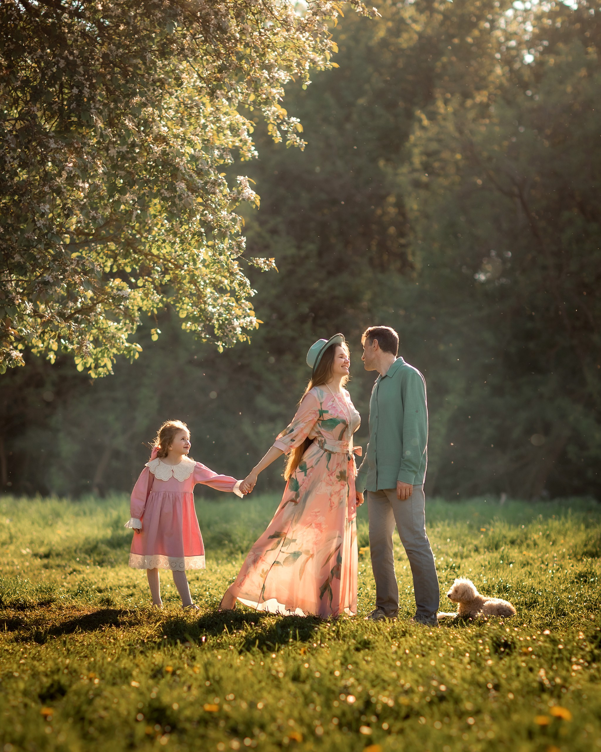 Семья Анастасии и Николая. Детский и семейный фотограф Елена Михайлова в Москве