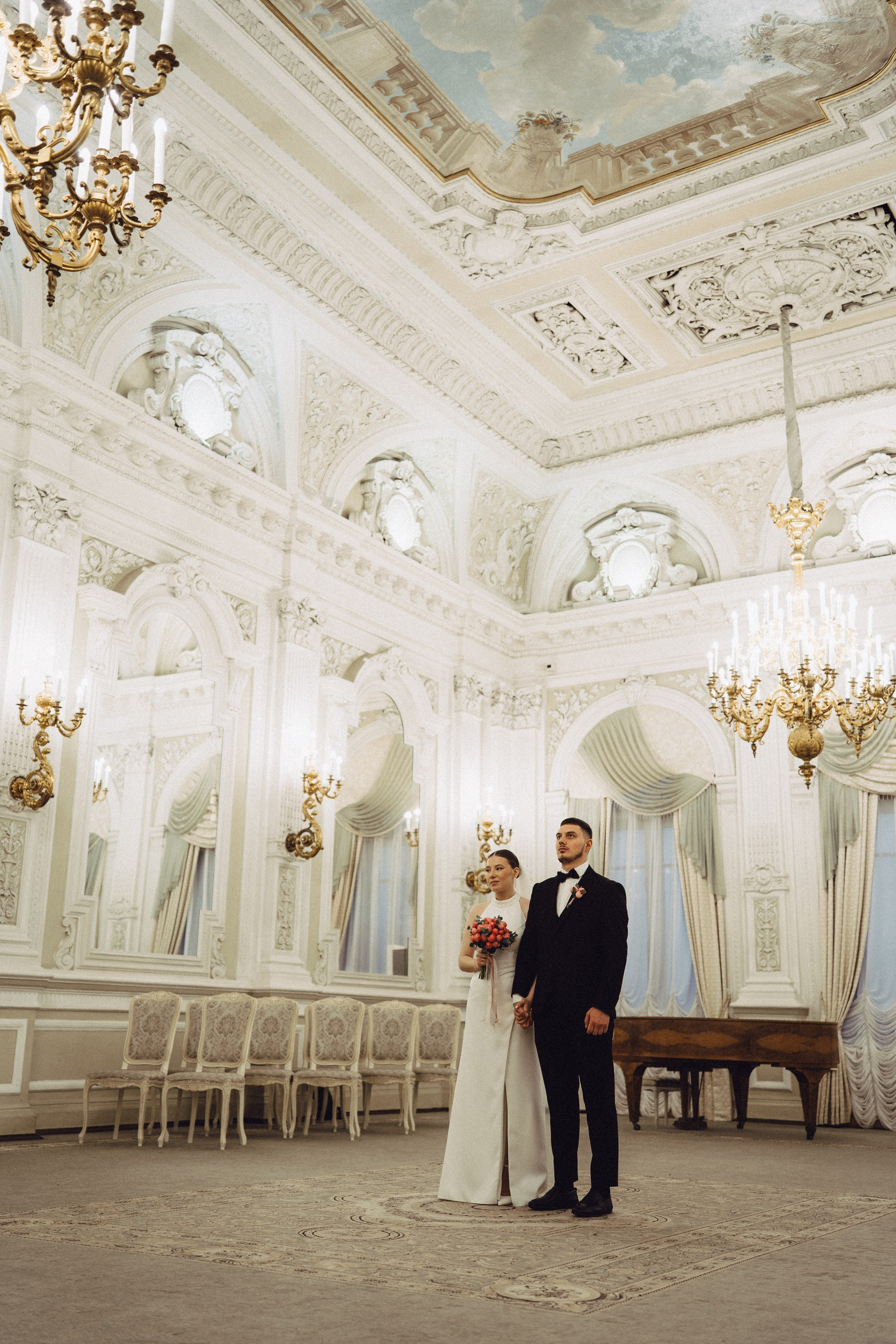 СВАДЕБНАЯ СЬЕМКА В ПЕВОМ ДВОРЦЕ БРАКОСОЧЕТАНИЯ. Профессиональный фотограф, Санкт-Петербург — Виктория Богомолова