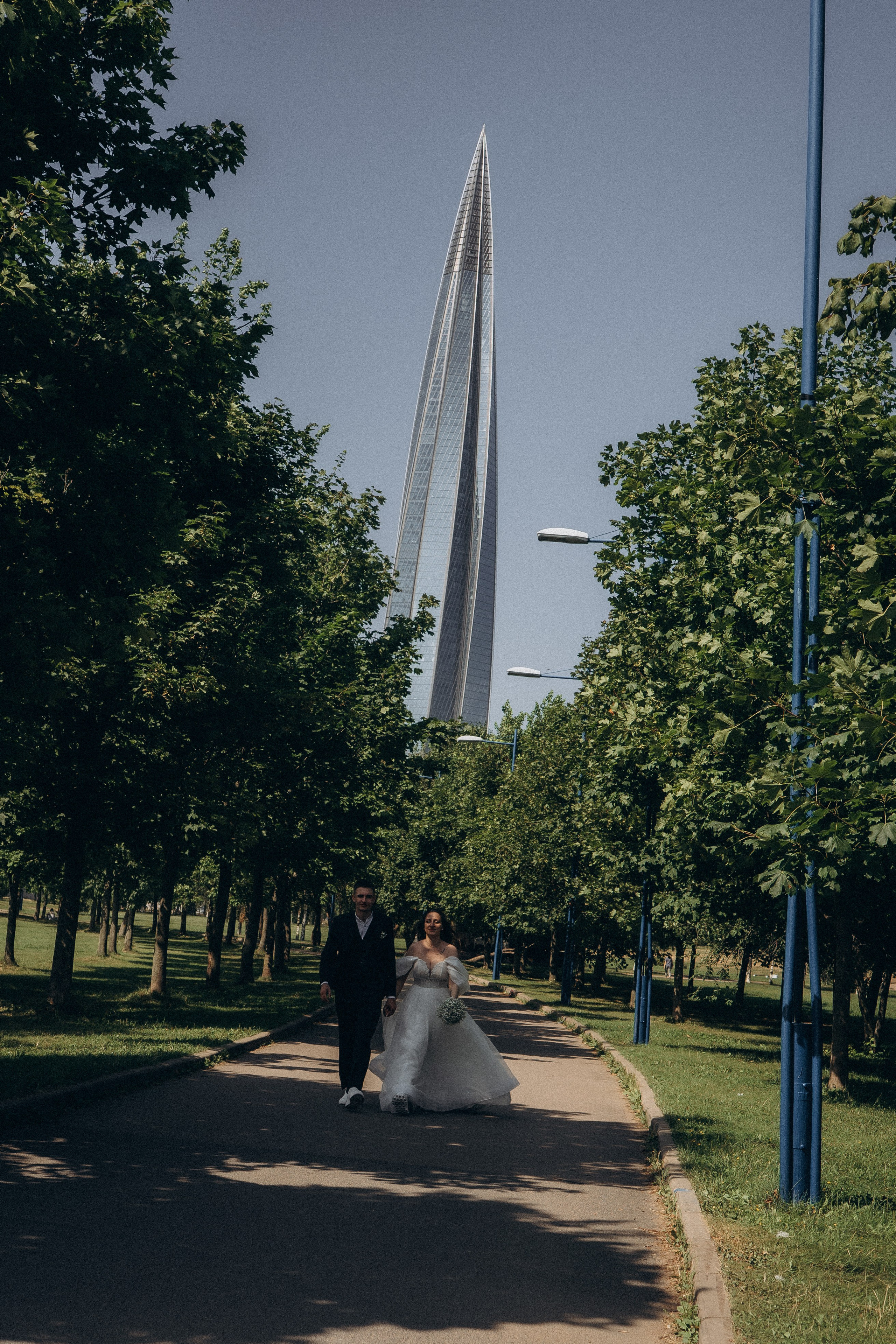 СВАДЕБНАЯ СЬЕМК В ПАРКЕ 300-ЛЕТИЯ. Профессиональный фотограф, Санкт-Петербург — Виктория Богомолова