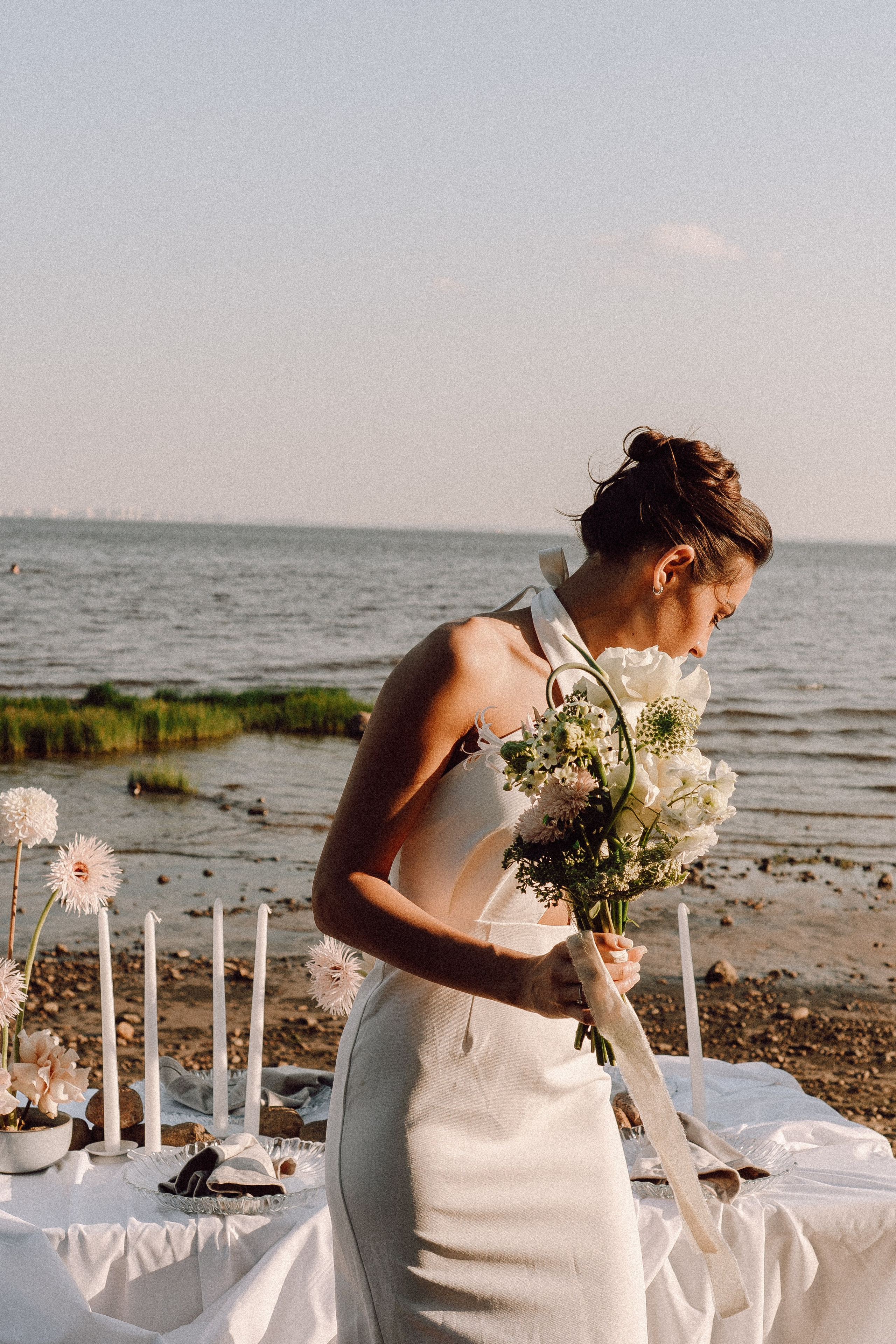 СВАДЕБНАЯ ФОТОСЕССИЯ ВЫЕЗДНОЙ ЦЕРЕМОНИИ (ФИНСКИЙ ЗАЛИВ). Профессиональный фотограф, Санкт-Петербург — Виктория Богомолова