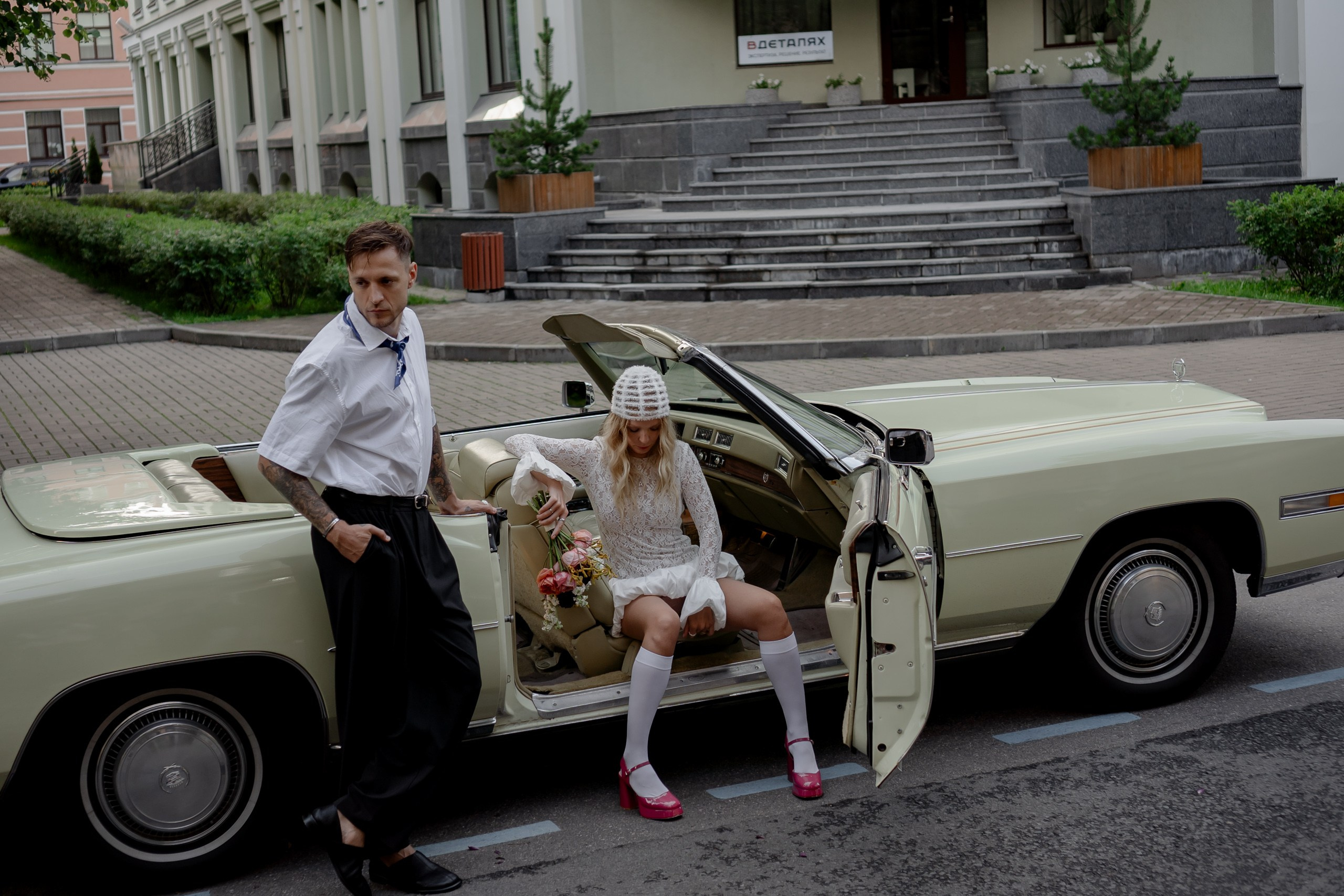 СВАДЕБНАЯ СЬЕМКА С КАБРИОЛЕТОМ В САНТК-ПЕТЕРБУРГЕ НА ПЕТРОГРАДКЕ В ОТЕЛЕ ПАНОРАМИКА. Профессиональный фотограф, Санкт-Петербург — Виктория Богомолова