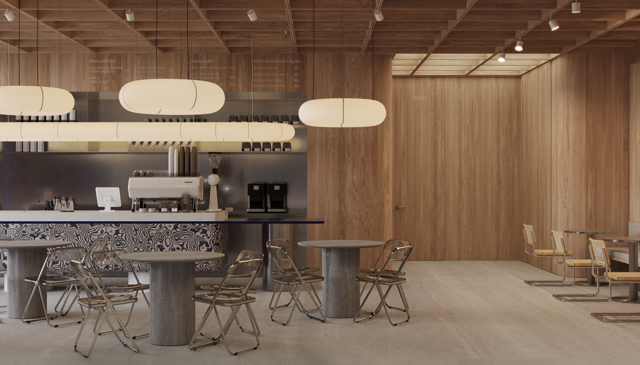 Japanese Bar & Restaurant. Glukhova Elizaveta  — AI Creator & 3D Visualizer for Interior, Fashion & Beauty Brands