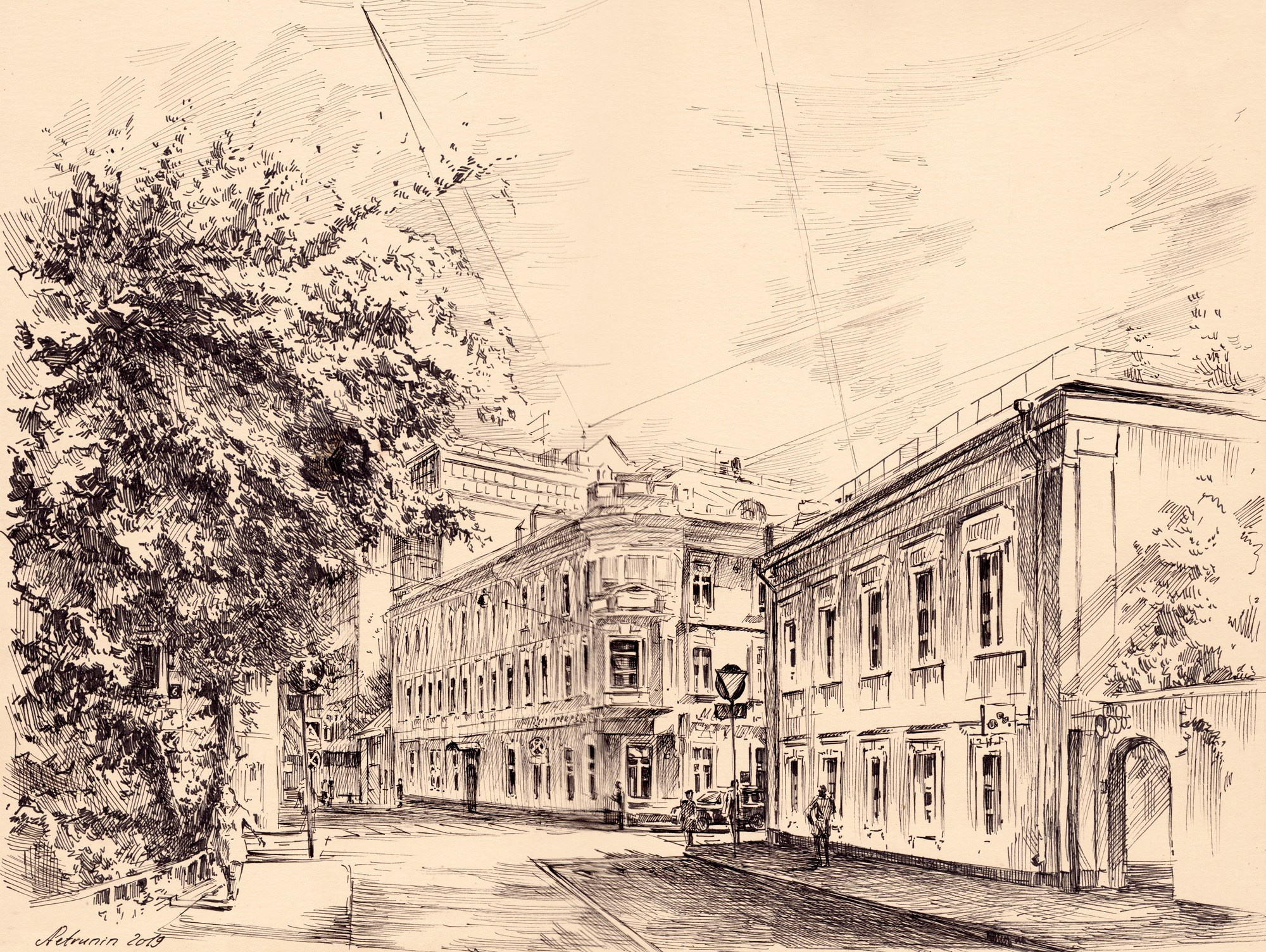 Москва 2018-2019. Художник Александр Петрунин