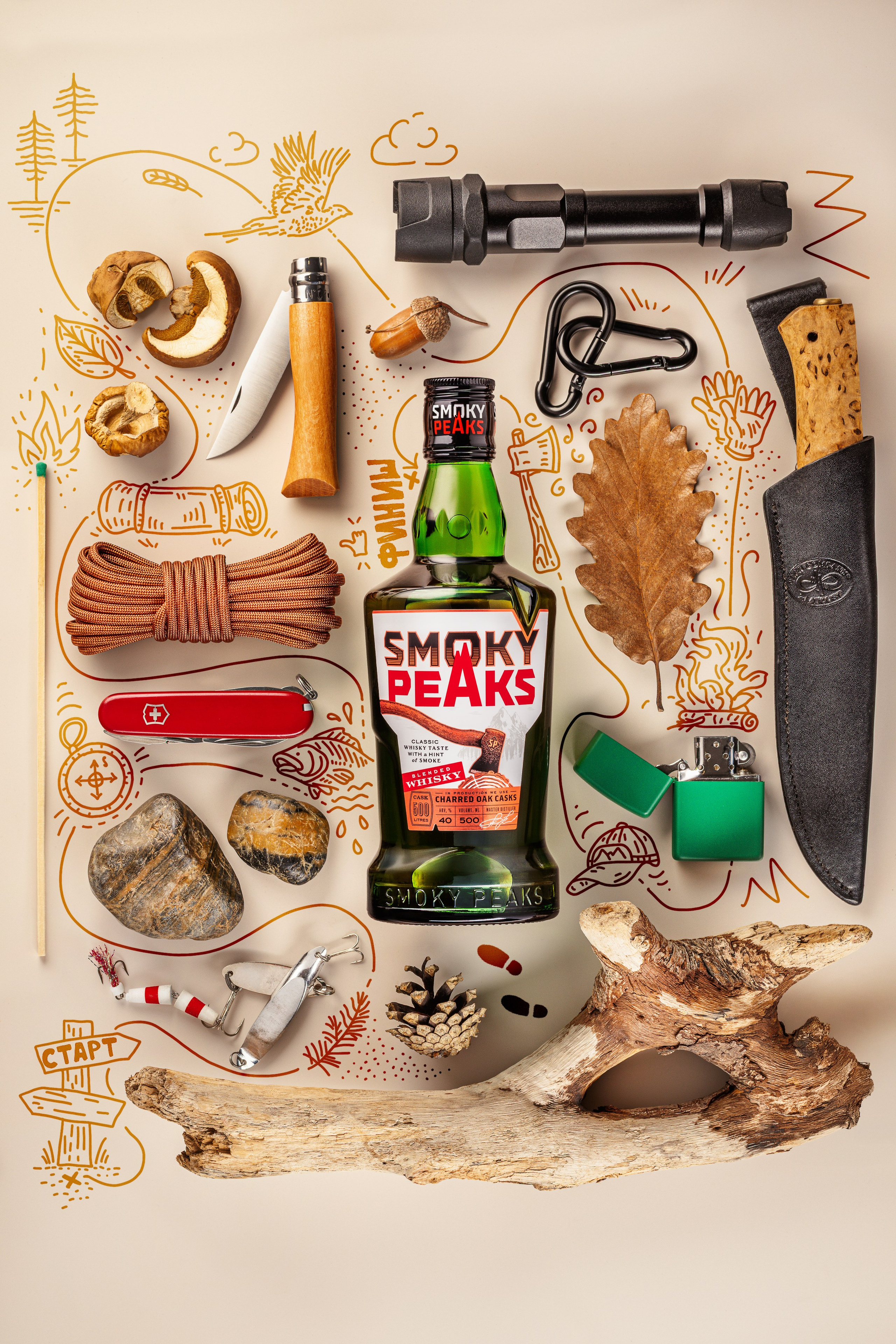 Smoky Peaks. Foodie Stories (гастрономические истории) рекламная фуд-фотосъёмка, Москва