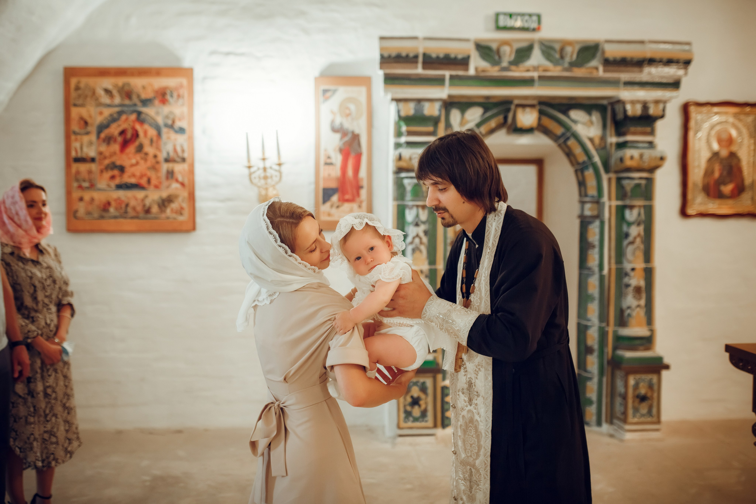 Крещение Алины. Фотограф на Крещение, семейный фотограф в Москве
