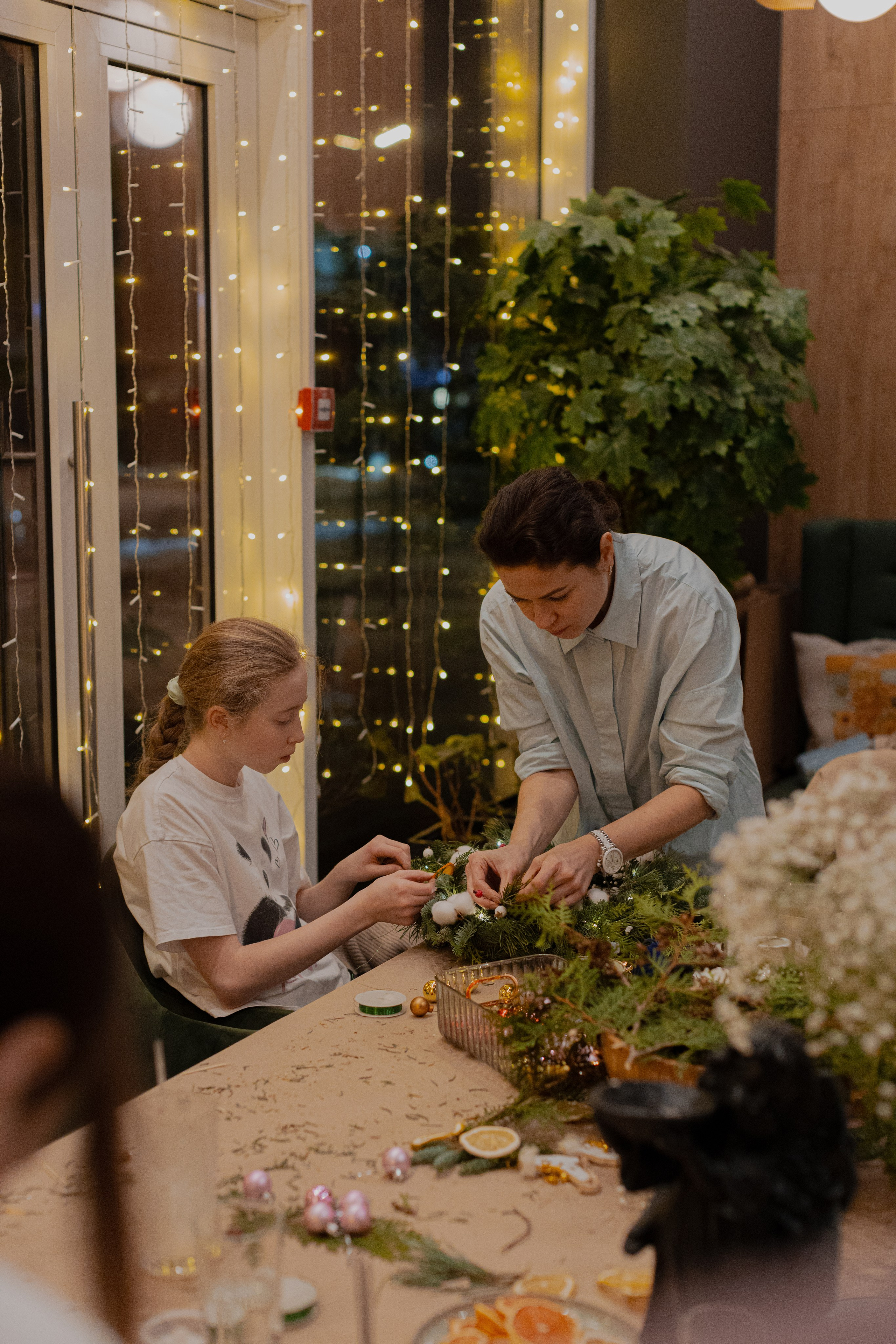 Мк Новогодний Венок. Анастасия Ракчеева Художник