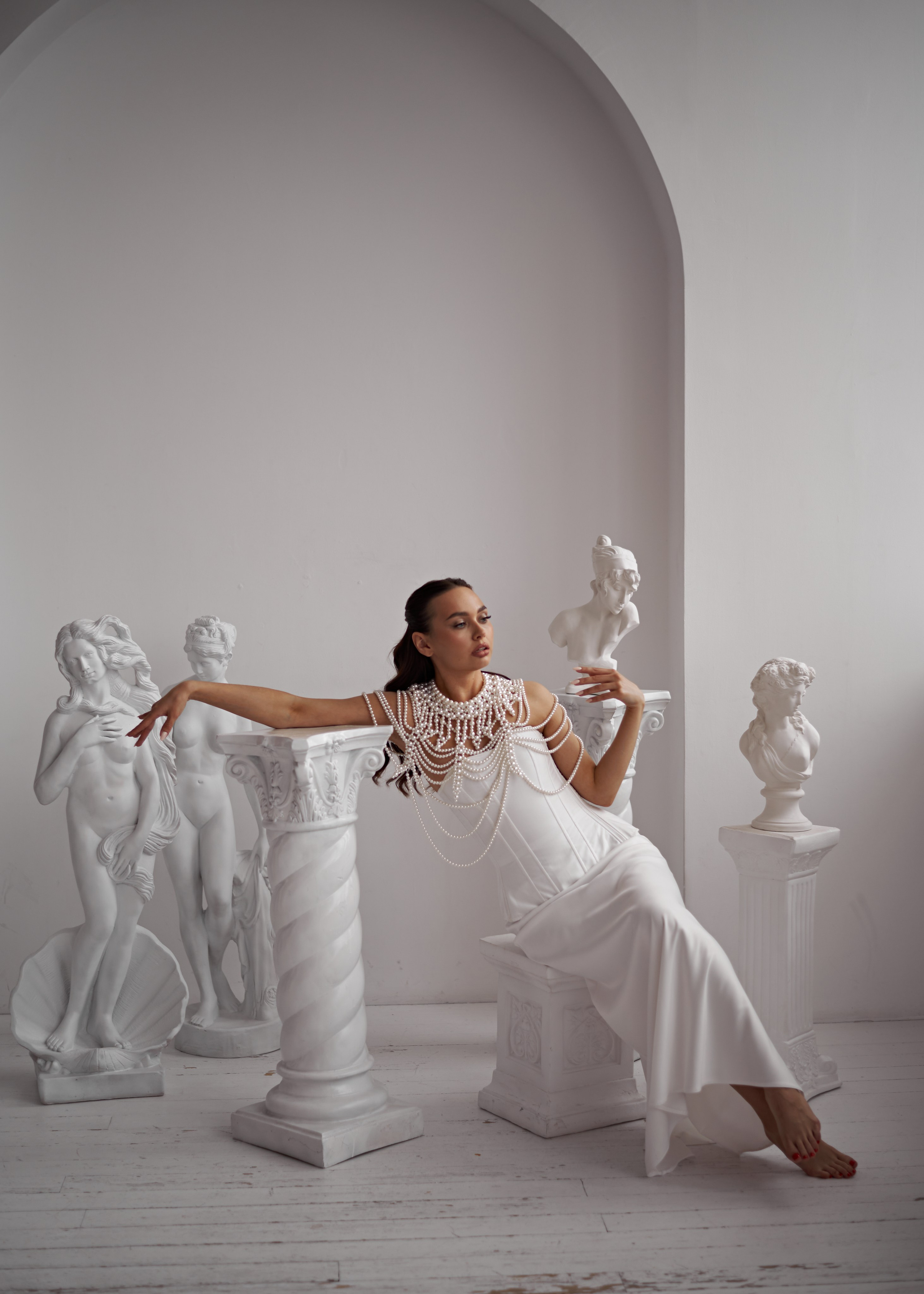 Индивидуальная женская фотосессия в студии. Фотограф Анастасия Малашенко, Новосибирск