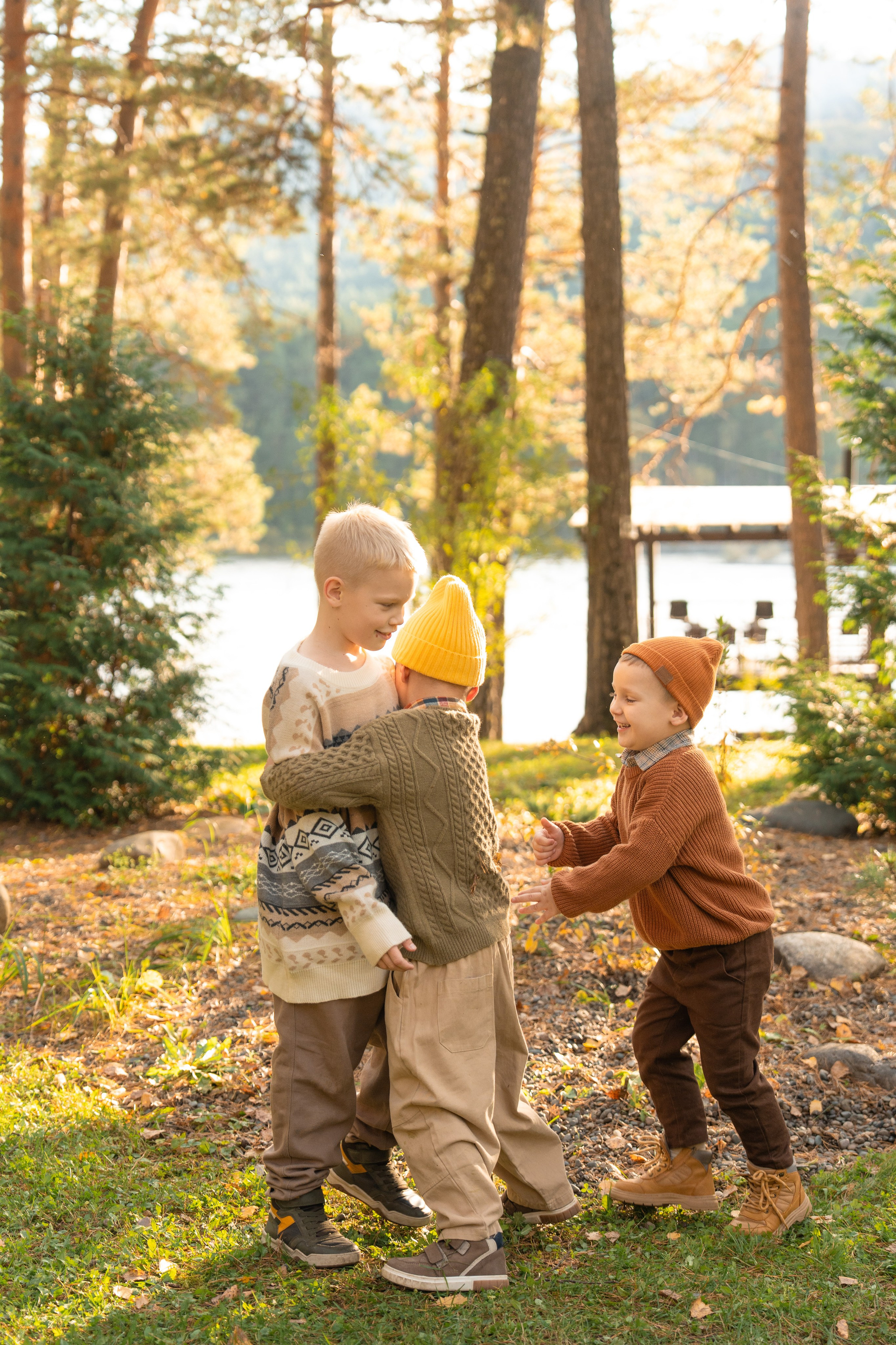 Семейная фотосессия в Москве для большой семьи. Свадебный фотограф в Москве Анна Полушина
