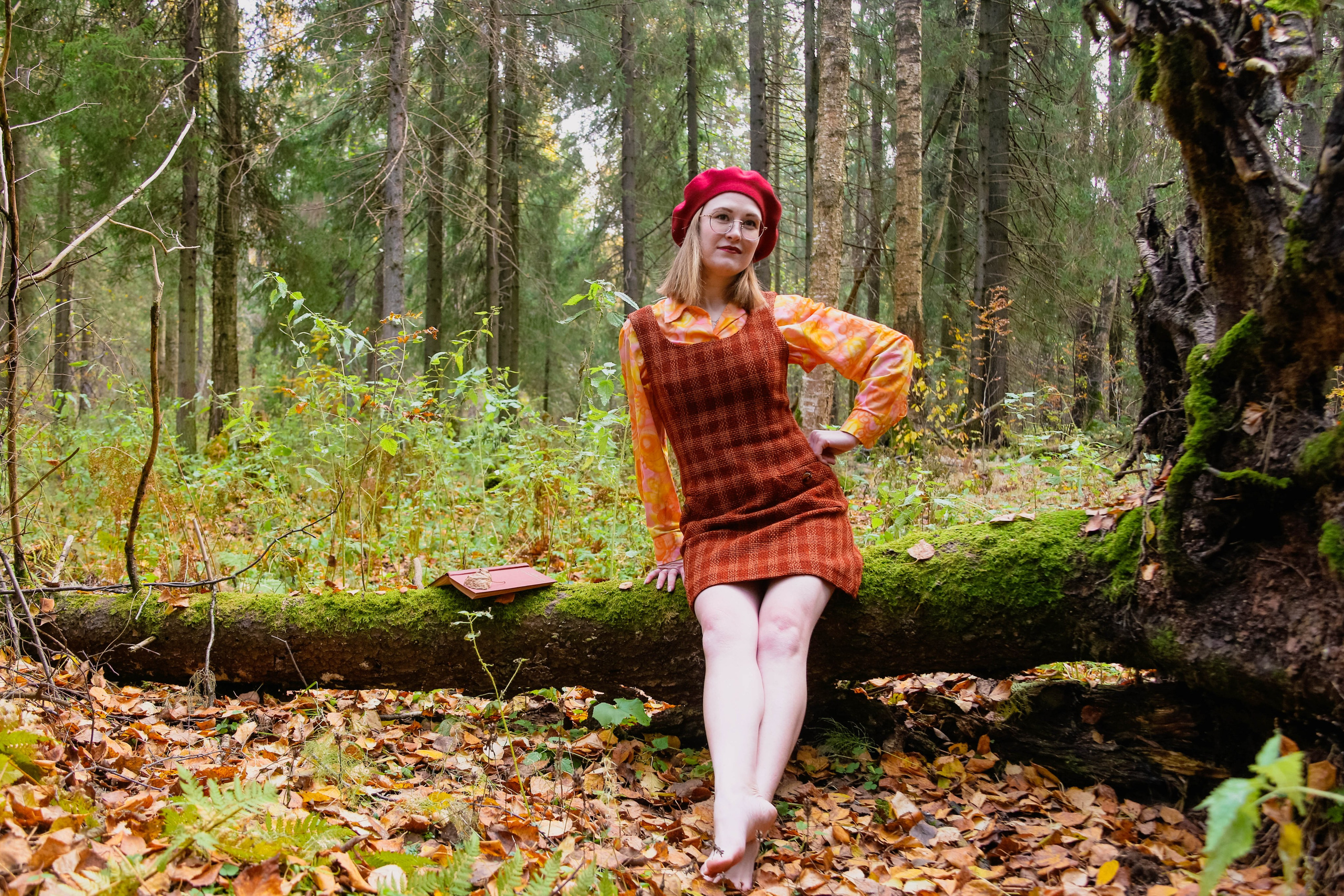 Маша в лесу. Фотограф Пермь. Фотосессия в фотостудии Перми и на свежем воздухе