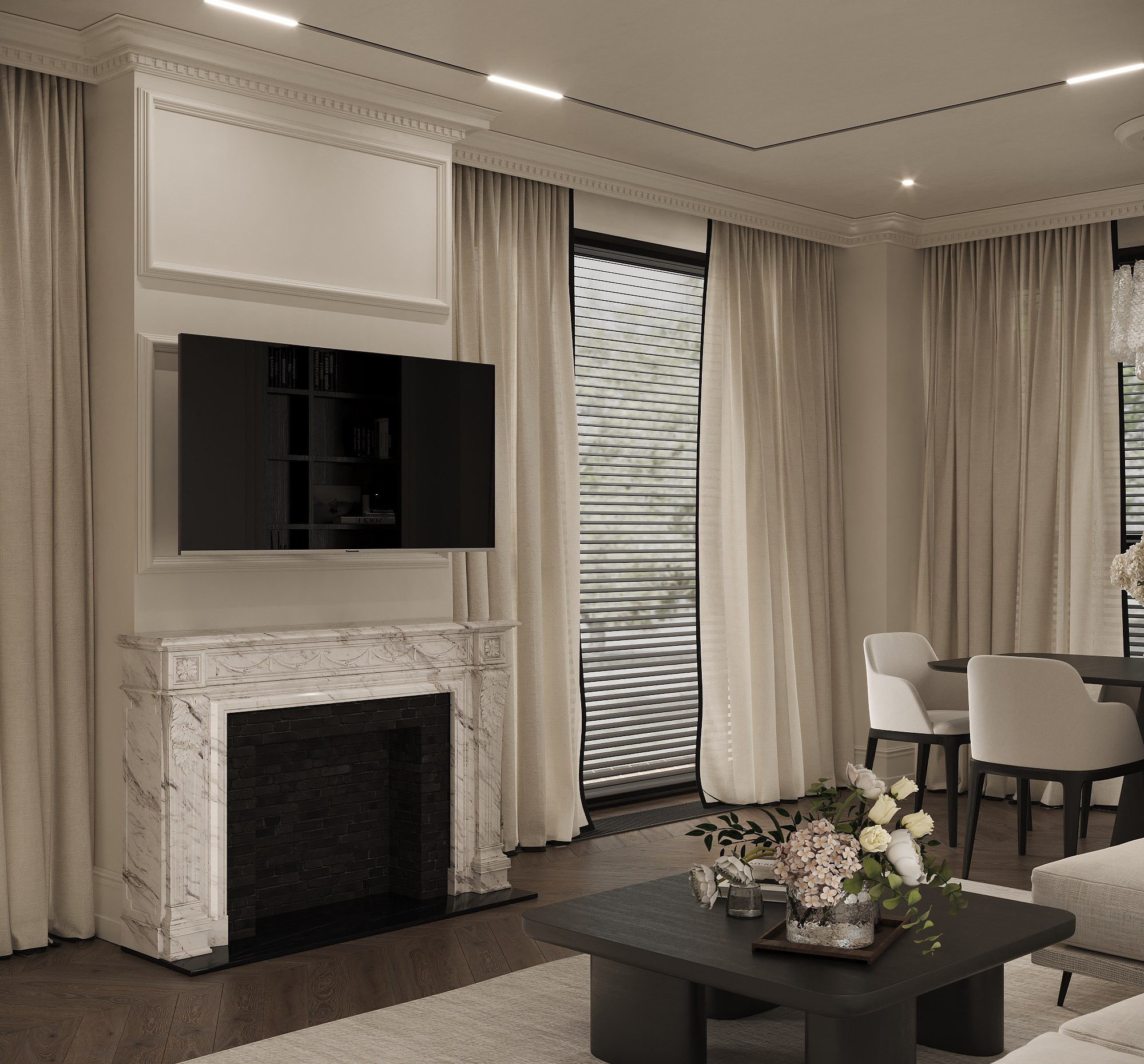 Willtowers 85 sqm. Алла Нечаева|Интерьерная визуализация