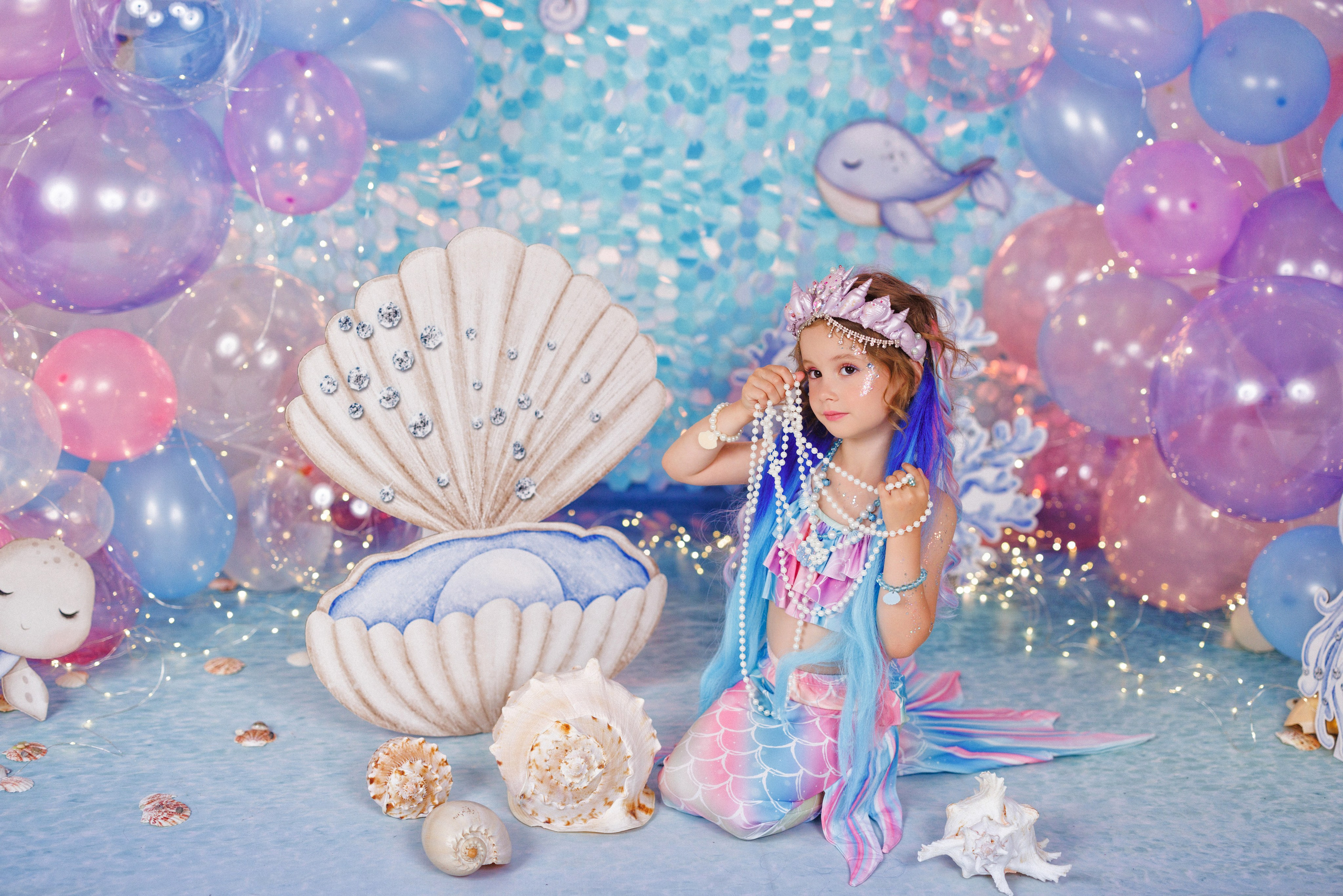 Детская фотосессия в образе «РУСАЛОЧКА», город Краснодар. Семейный и детский фотограф в Краснодаре Анна Трашкова