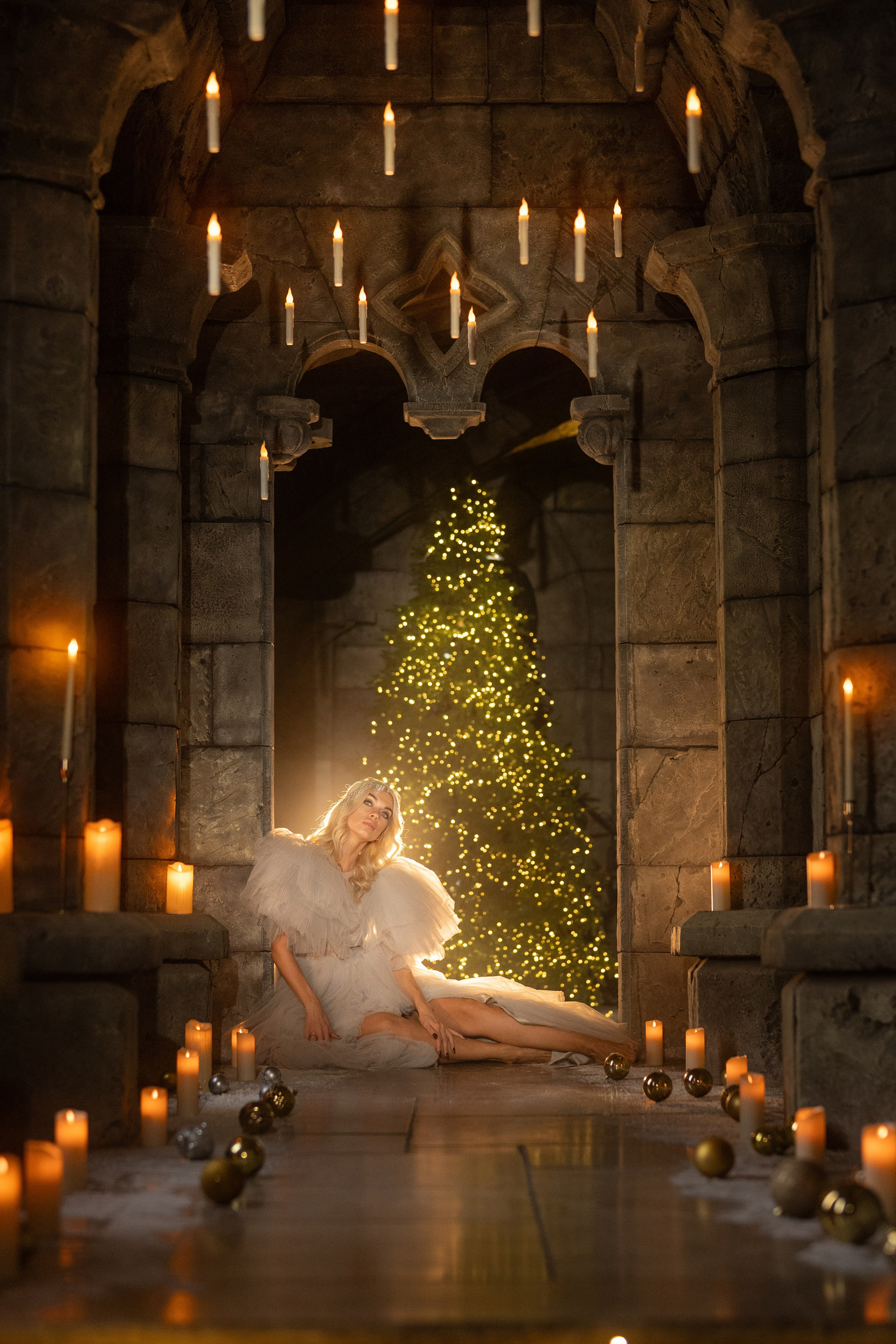 Новогодняя фотосессия в Замке Гарибальди. Фотограф Батурин Денис — Фотосессия в Замке Гарибальди