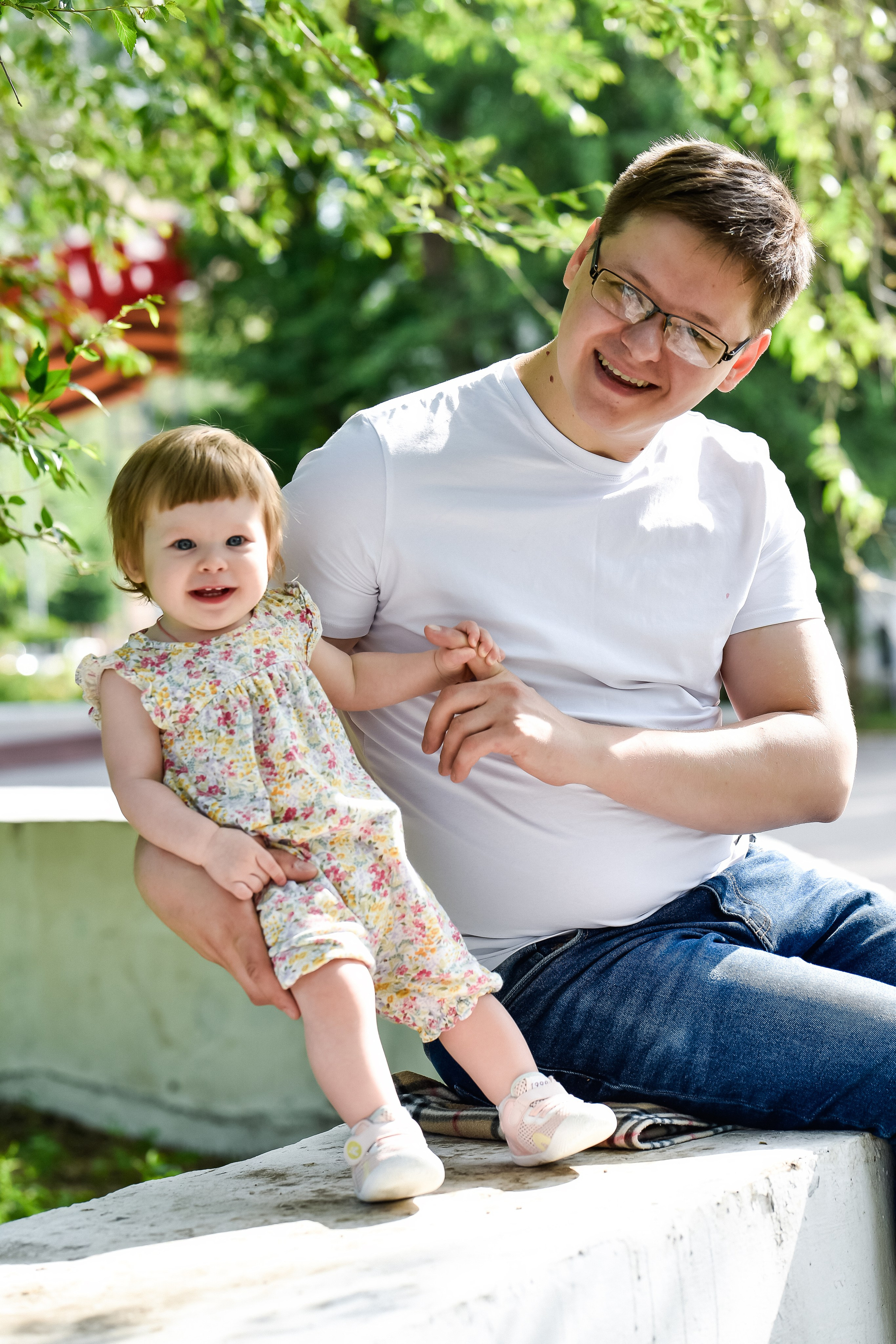 Семья Натальи, Сергея и Машеньки