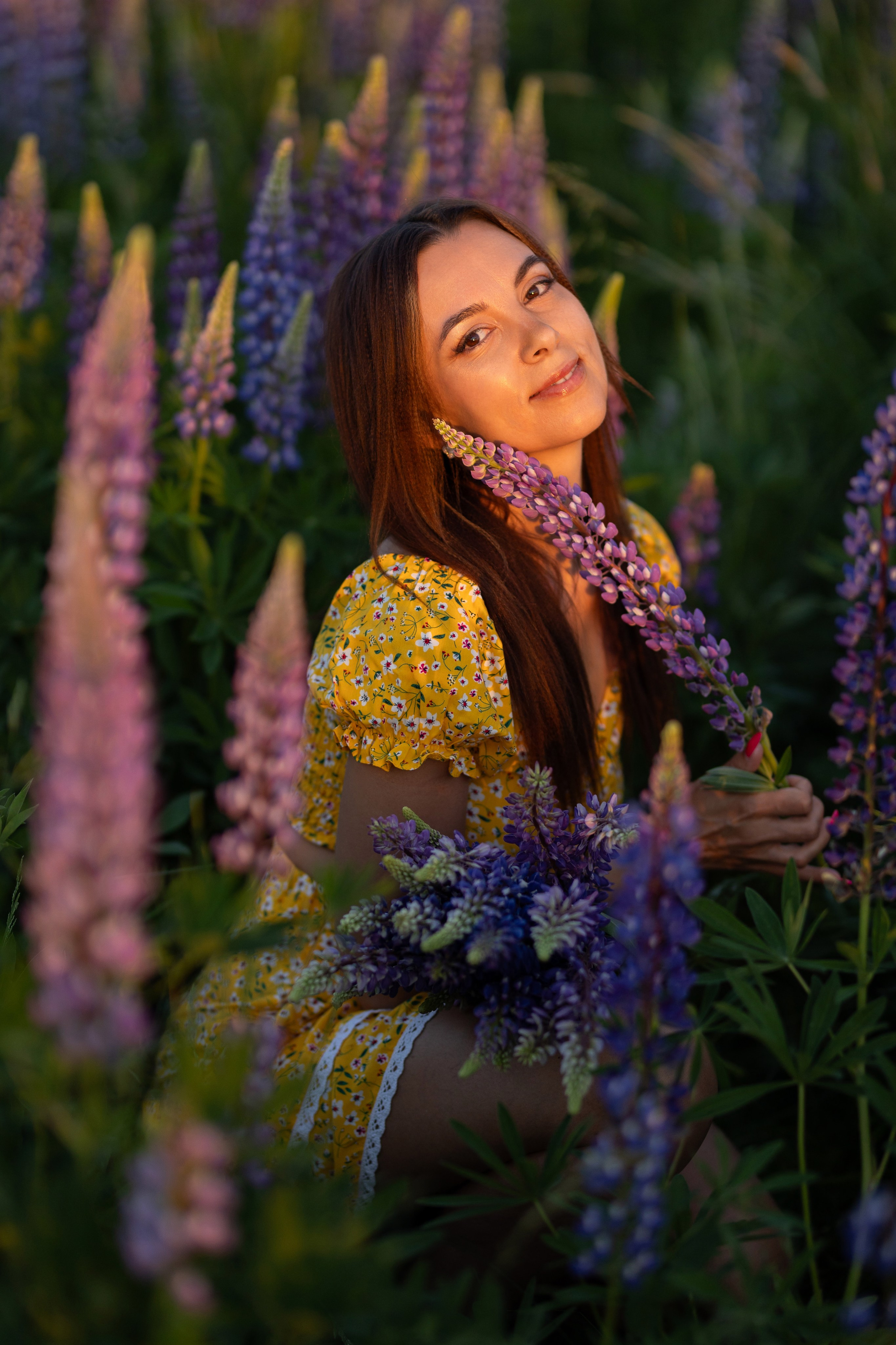 Фотосессия с люпинами. Семейный и свадебный фотограф в Санкт-Петербурге Татьяна Швыкова