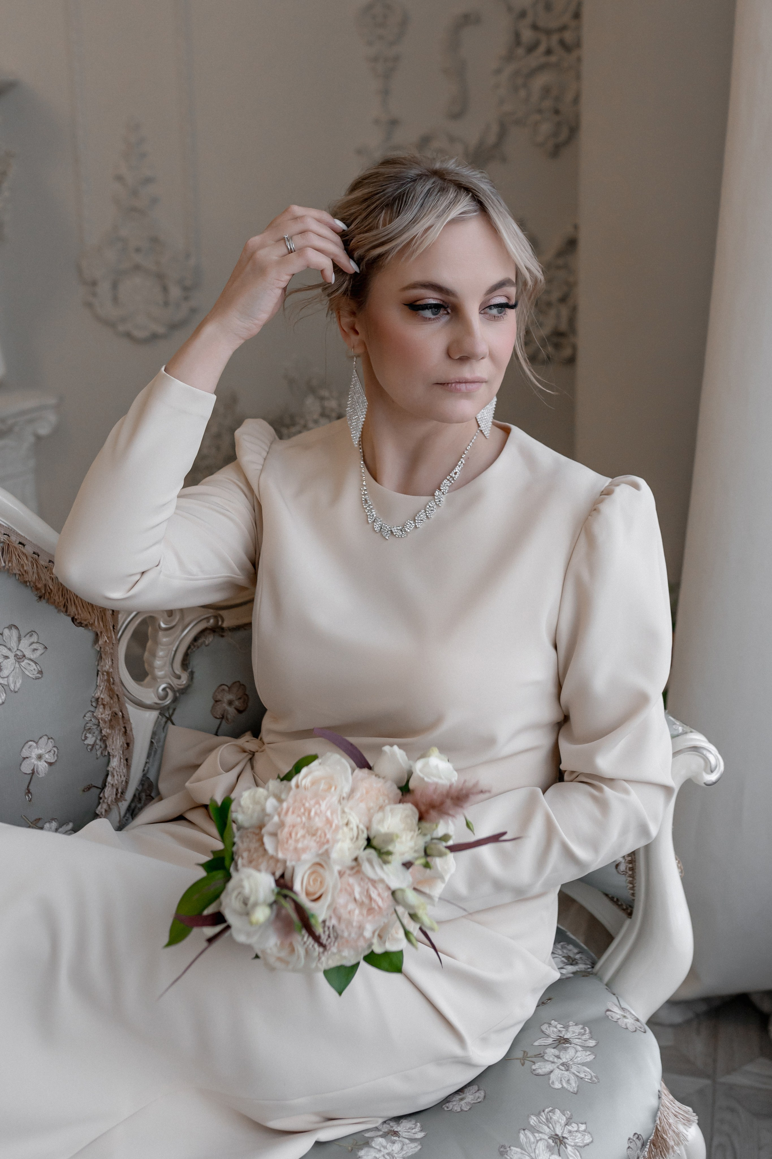 Свадебная фотосессия в студии. Фотограф Ким Наталья в Красноярске