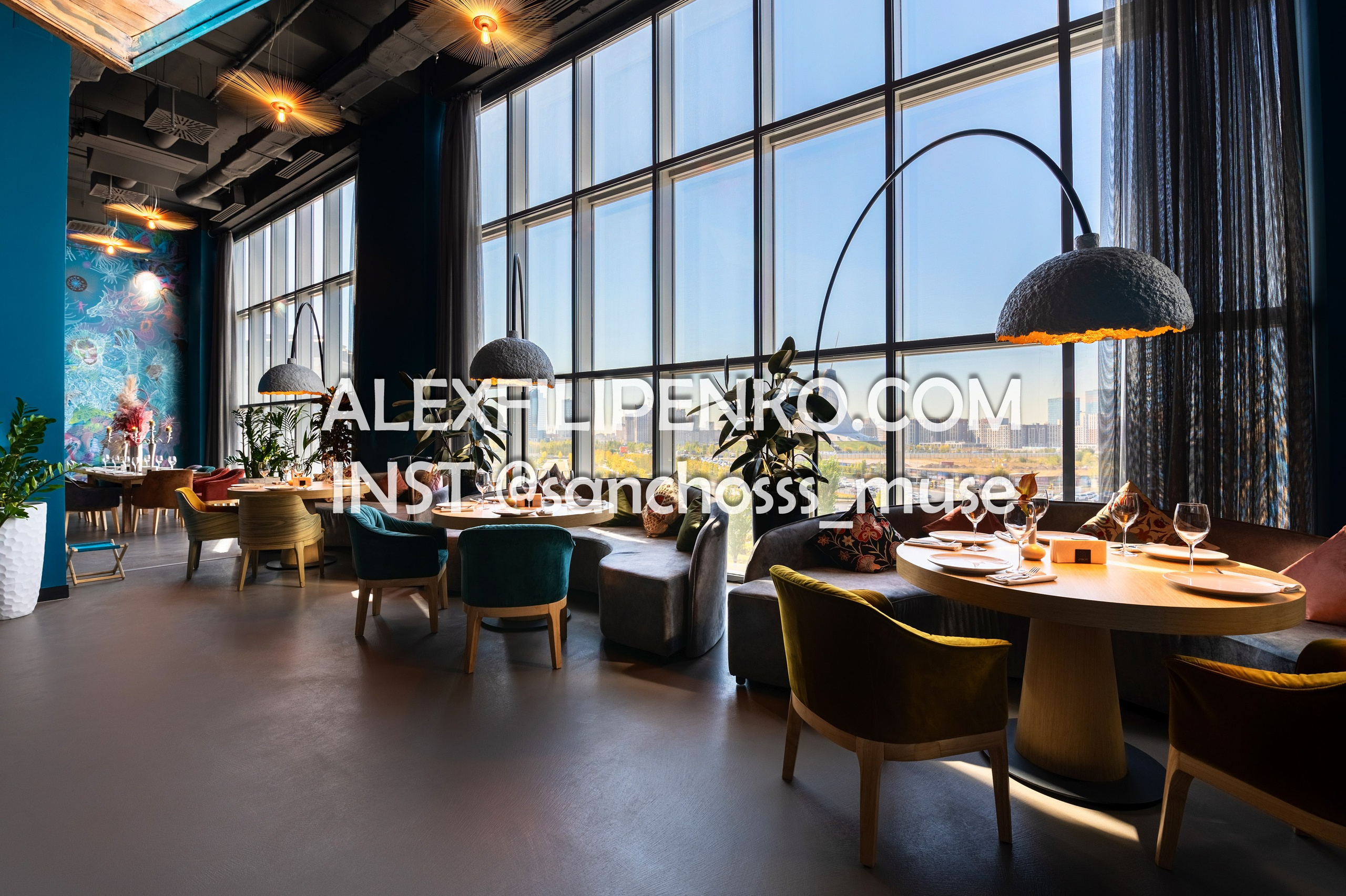 Ресторан Once. Фотограф интерьера недвижимости и архитектуры в Астане