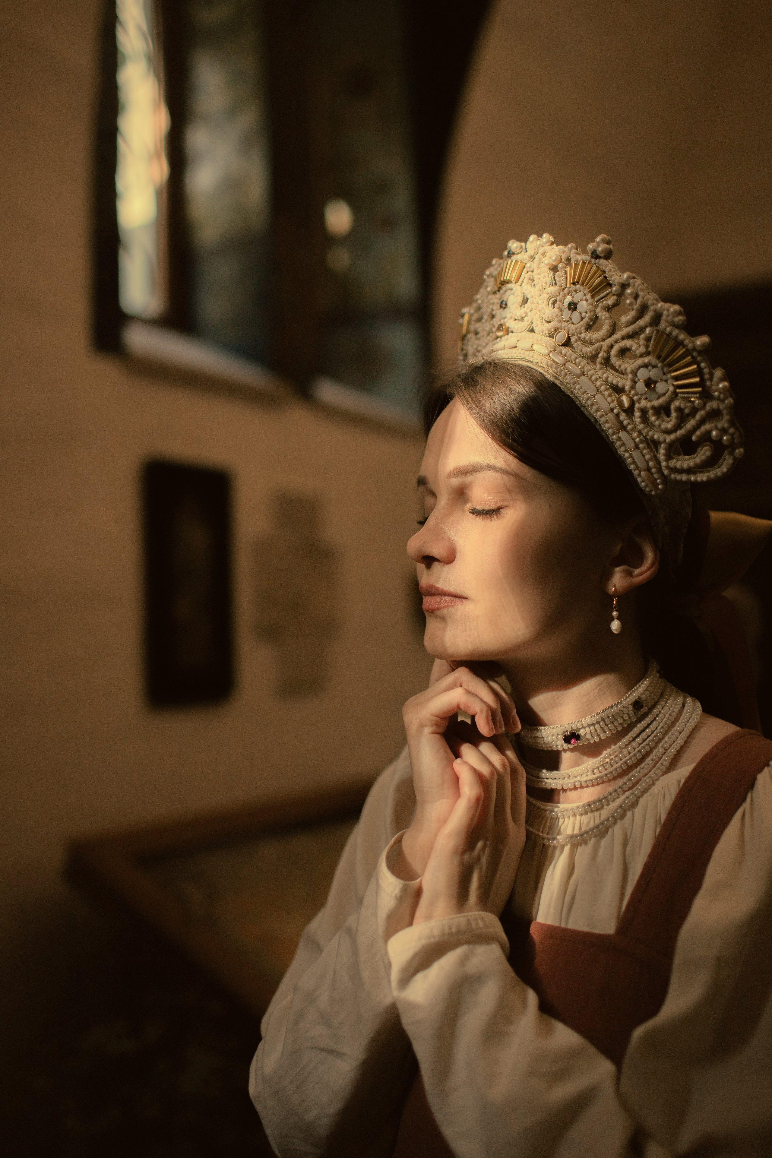 Фотосессия в русских костюмах. Фотограф Наталья Яковлева, Санкт-Петербург. Семьи, ньюборн, крещения