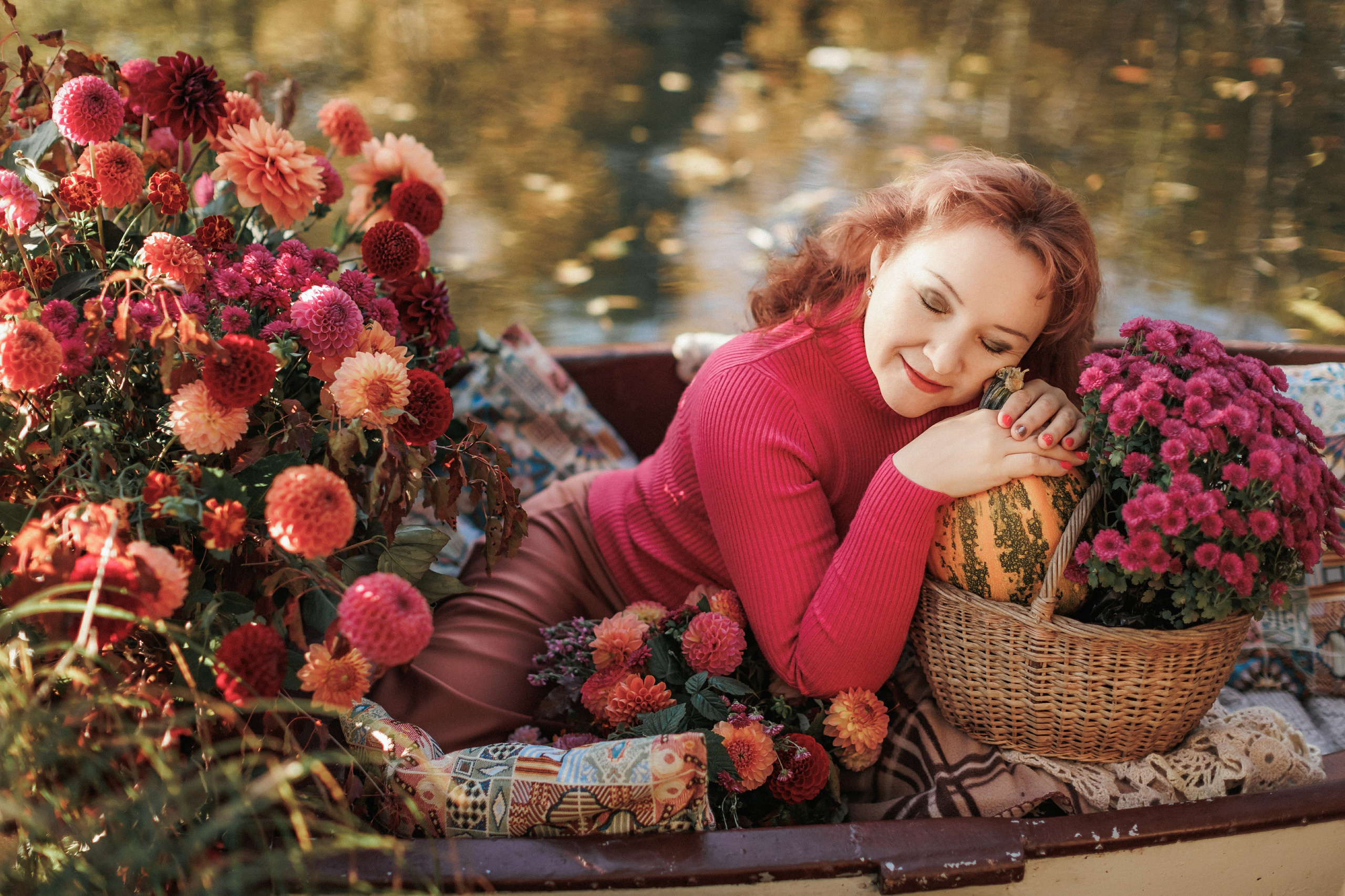 Фотопроект «Лодка в цветах». Свадебный, семейный и детский фотограф в городе Партизанск, Находка