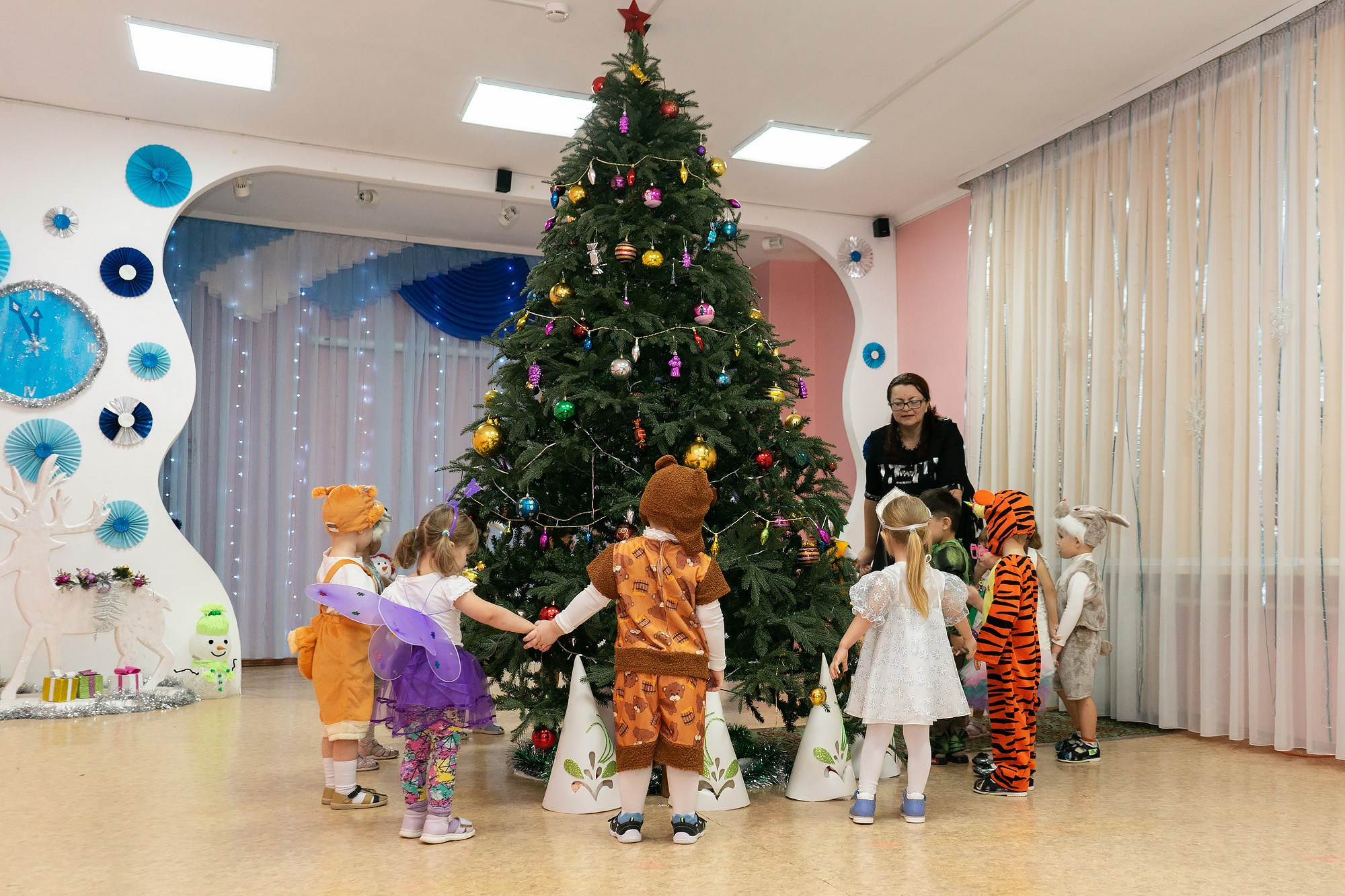 Новогодний утренник, малыши. Семейный и детский фотограф во Владивостоке Мария Гой
