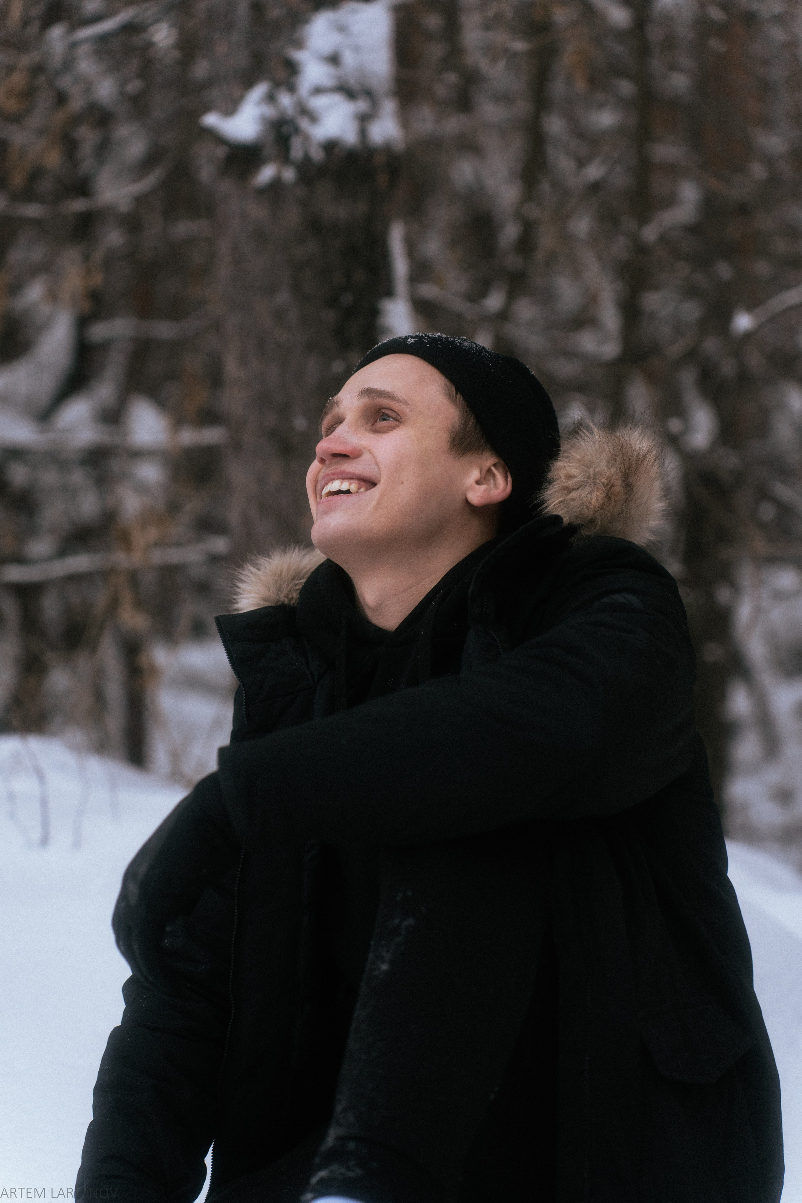 Снежный лес. Фотограф Артем Ларионов