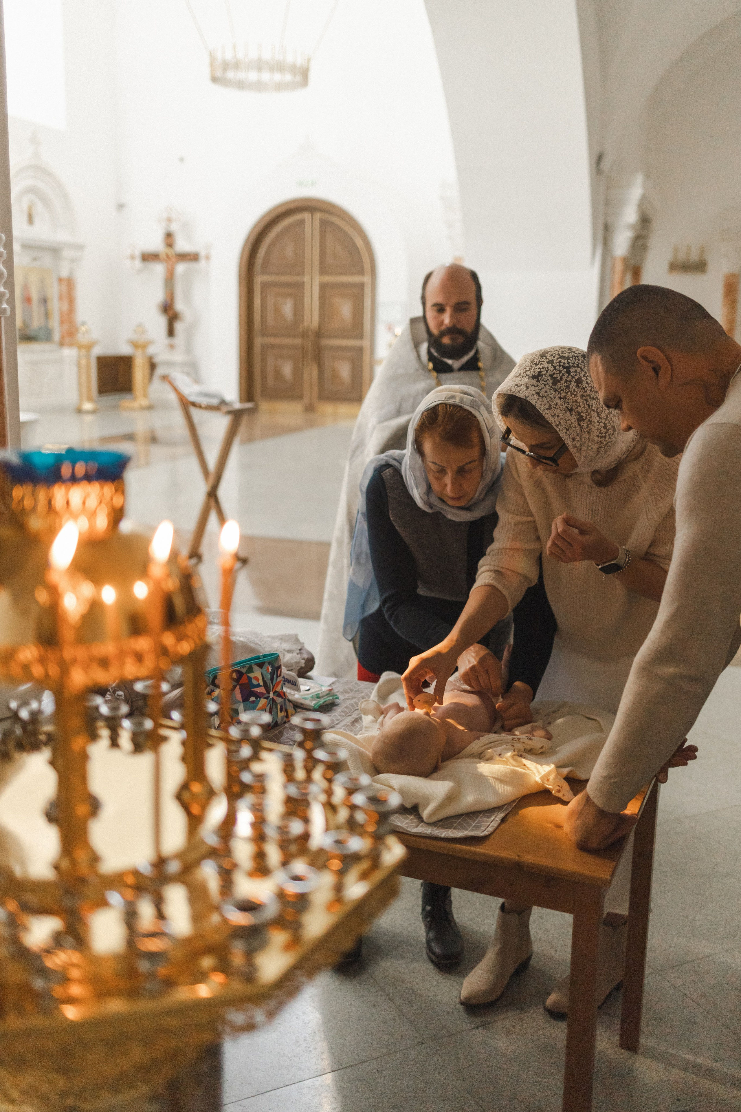 Крещение Стефании. Семейный фотограф в Москве
