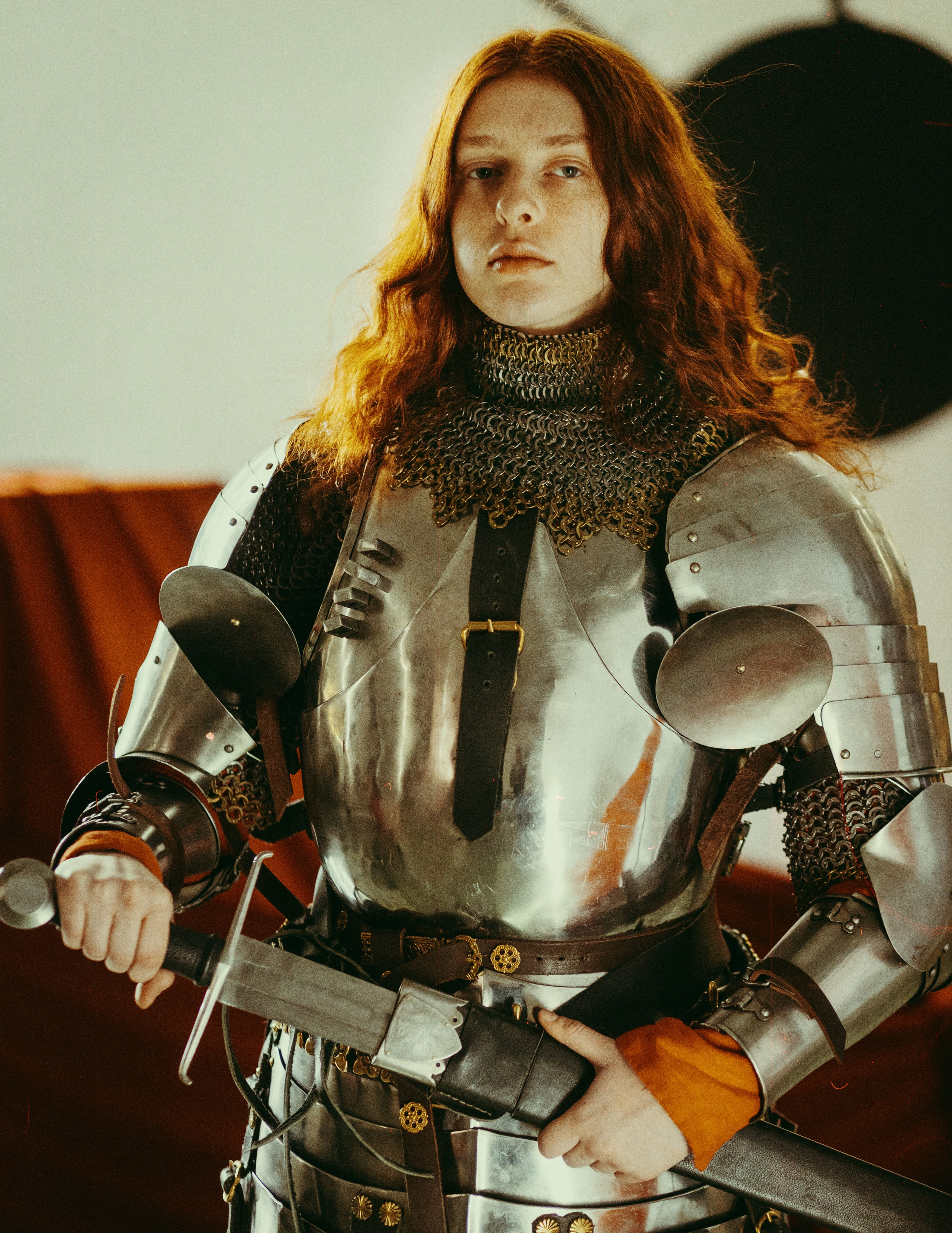 Леди рыцарь — фотосессия в Выборге