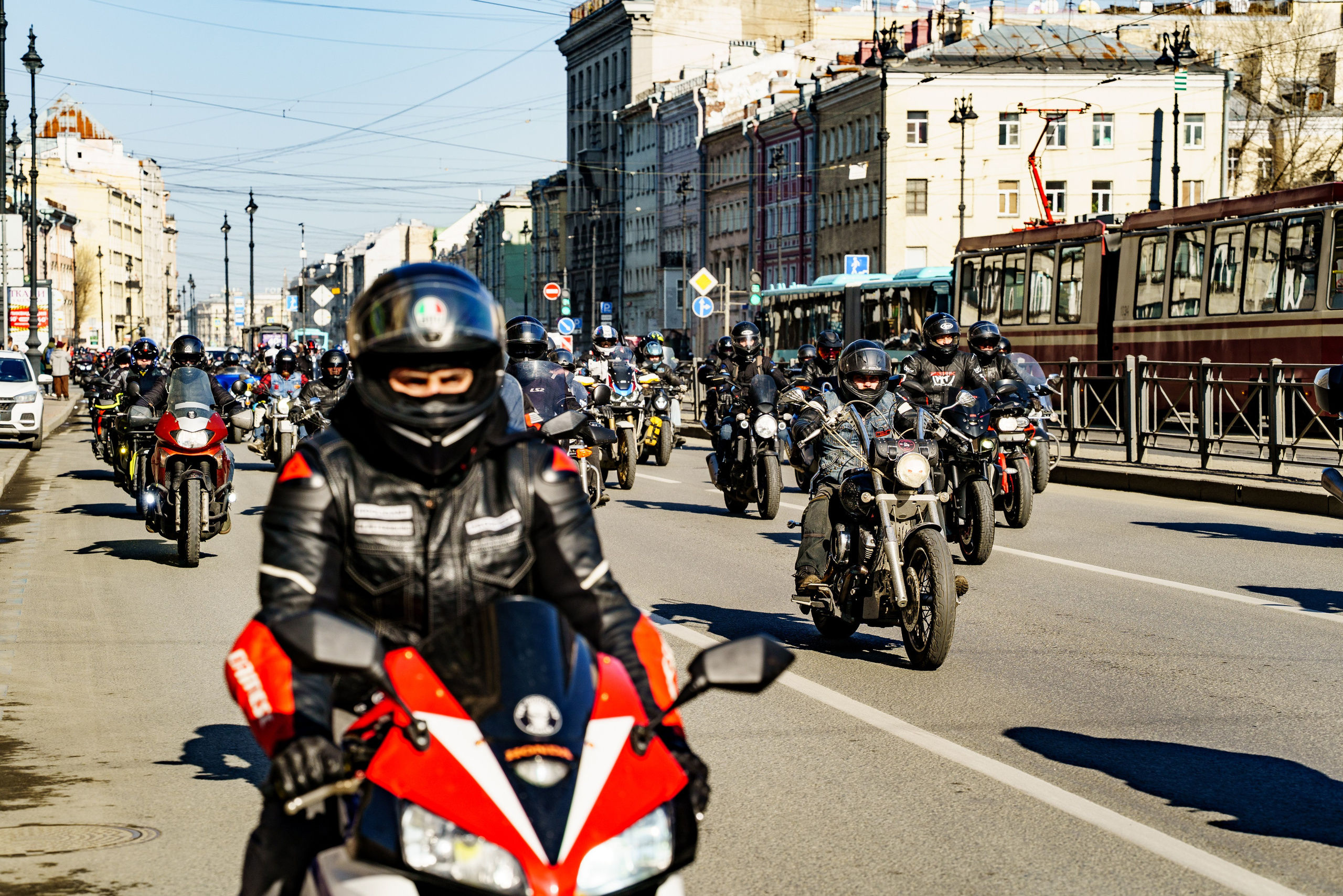 Прохват мотоклуба Norman Riders ч.1. Концертный и репортажный фотограф в Санкт-Петербурге Слава Пахомов