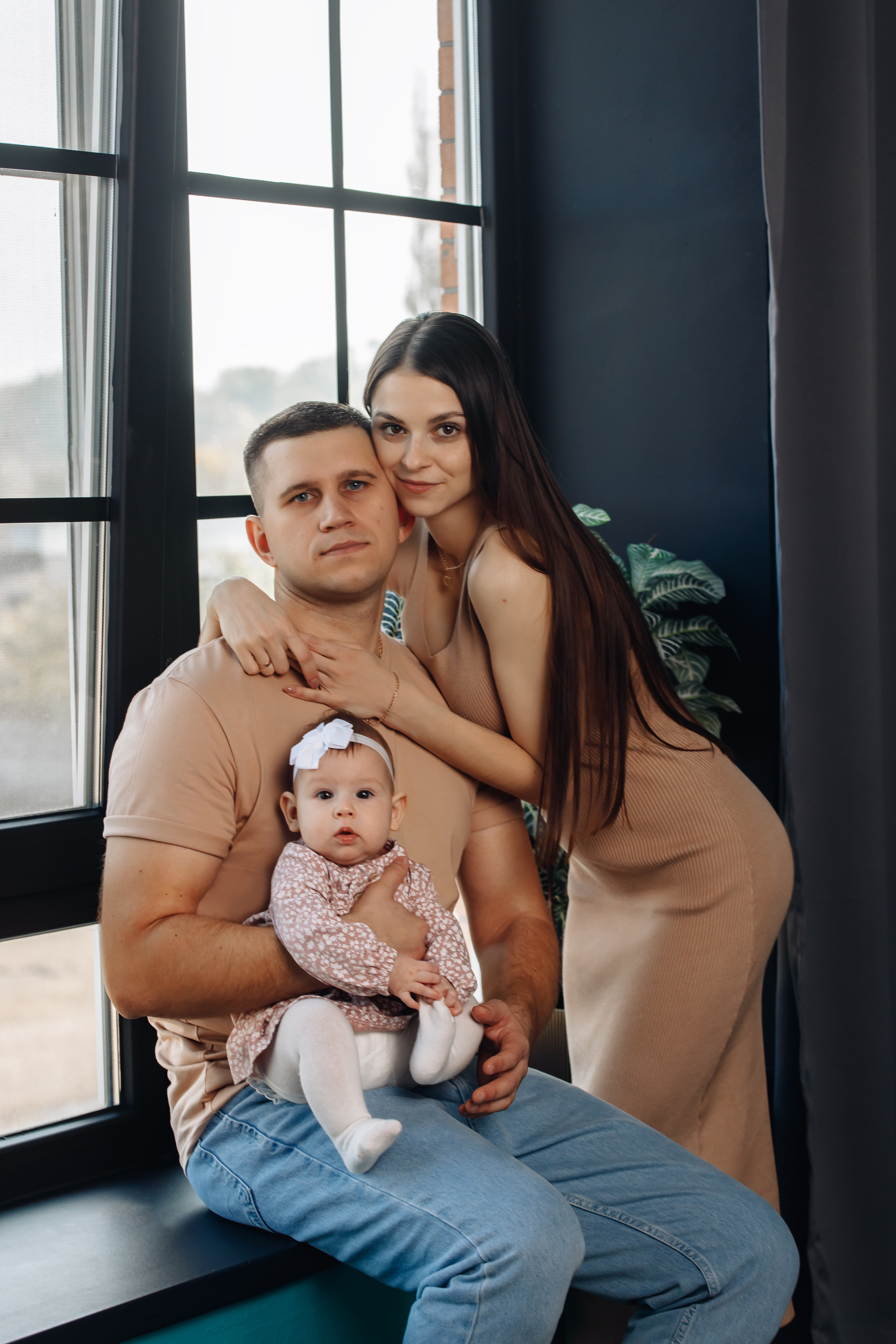 Семейная студийная фотосессия. Свадебный и семейный фотограф в Краснодарском крае Мария Данилкина