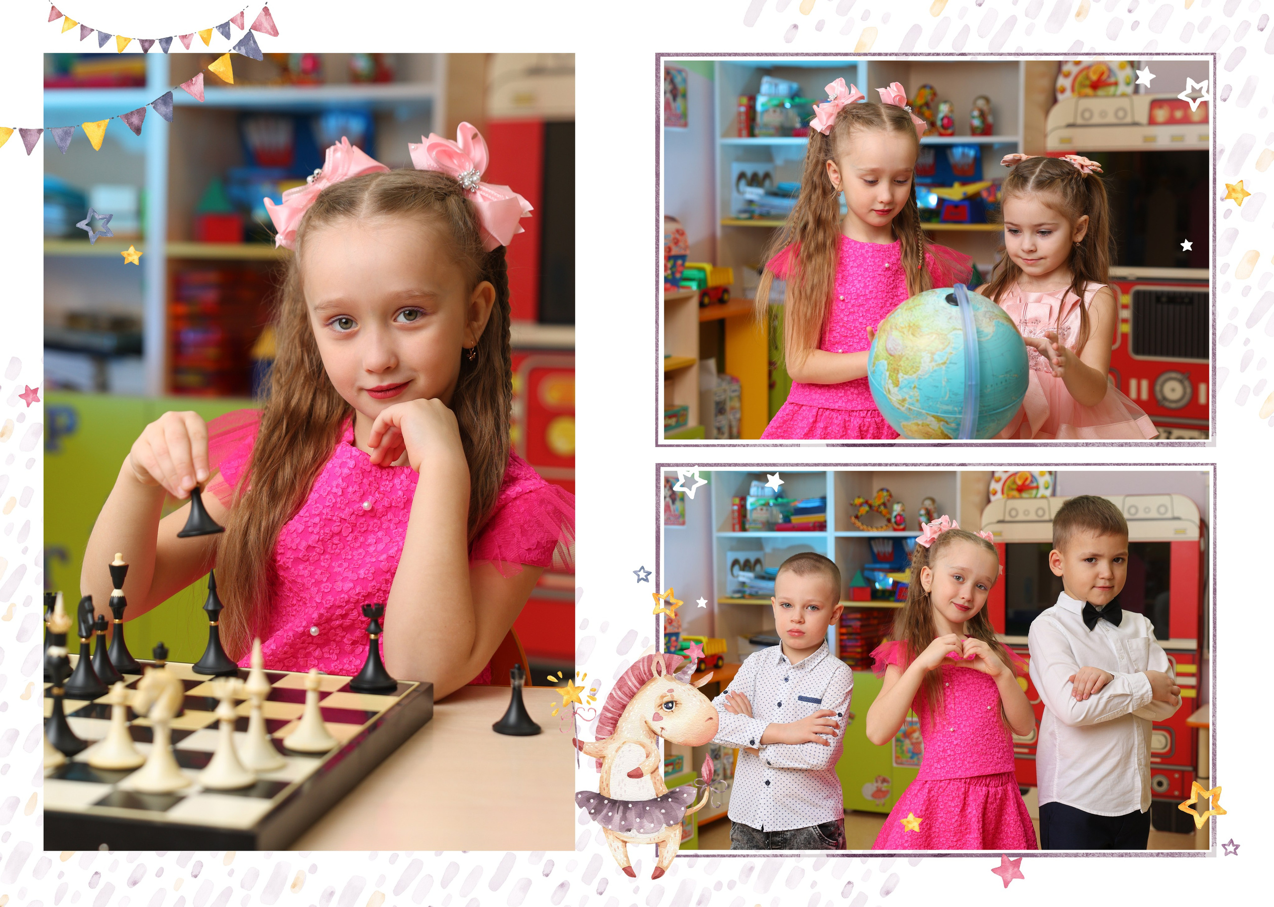 Альбом «Жирафики» 4 разворота. Выпускные альбомы Новокузнецк