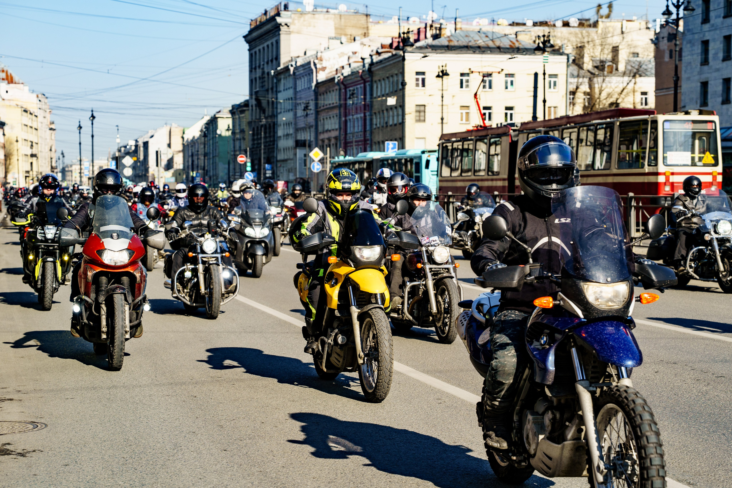 Прохват мотоклуба Norman Riders ч.1. Концертный и репортажный фотограф в Санкт-Петербурге Слава Пахомов