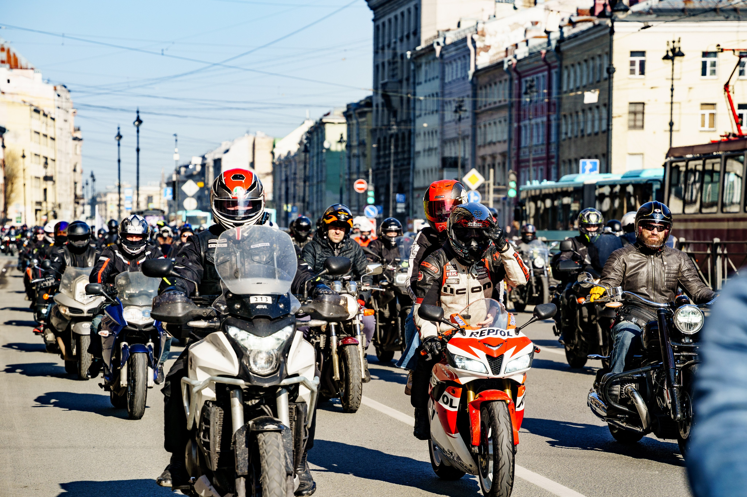 Прохват мотоклуба Norman Riders ч.1. Концертный и репортажный фотограф в Санкт-Петербурге Слава Пахомов