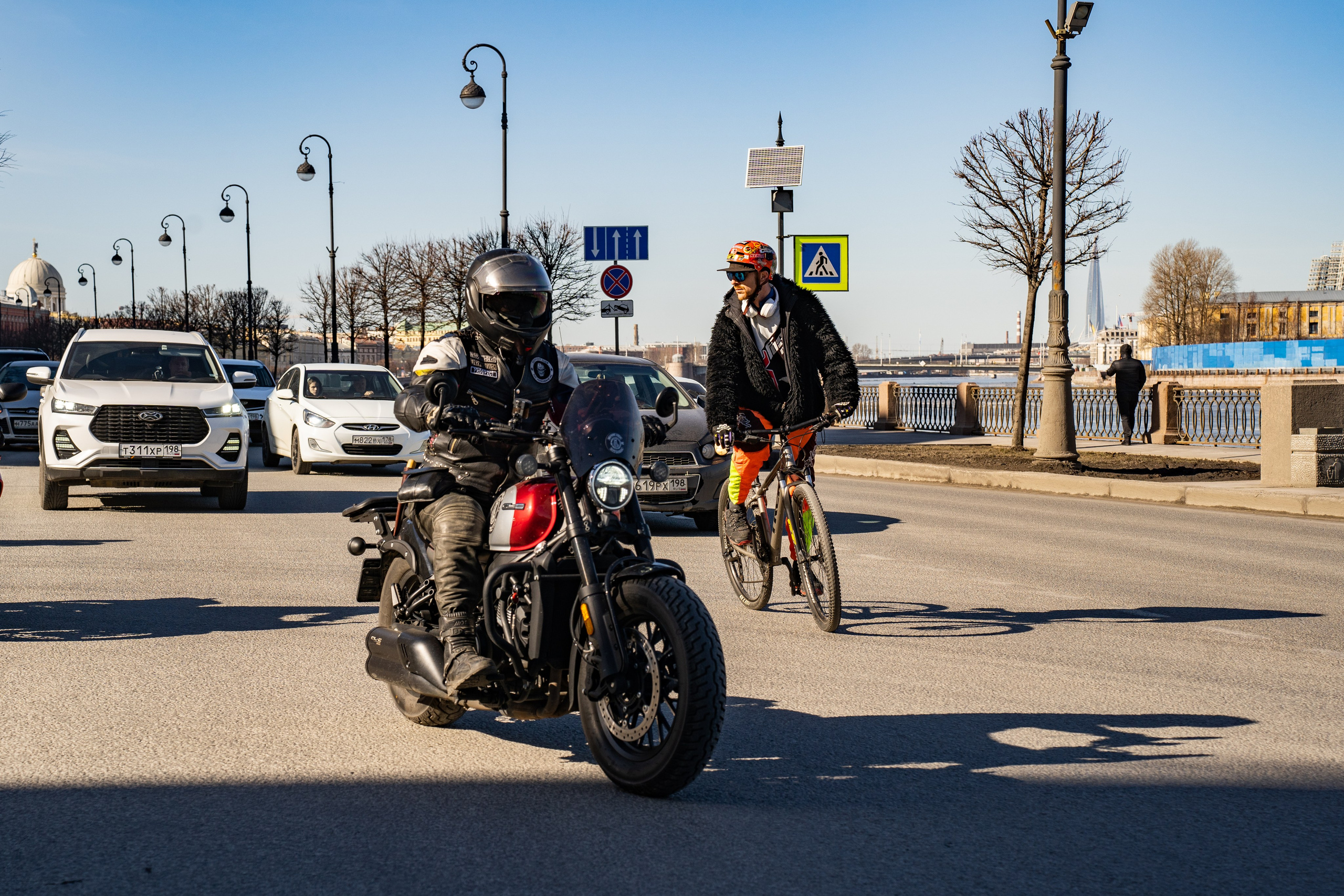 Весенний прохват мотоклуба Normans Riders MC. Концертный и репортажный фотограф в Санкт-Петербурге Слава Пахомов