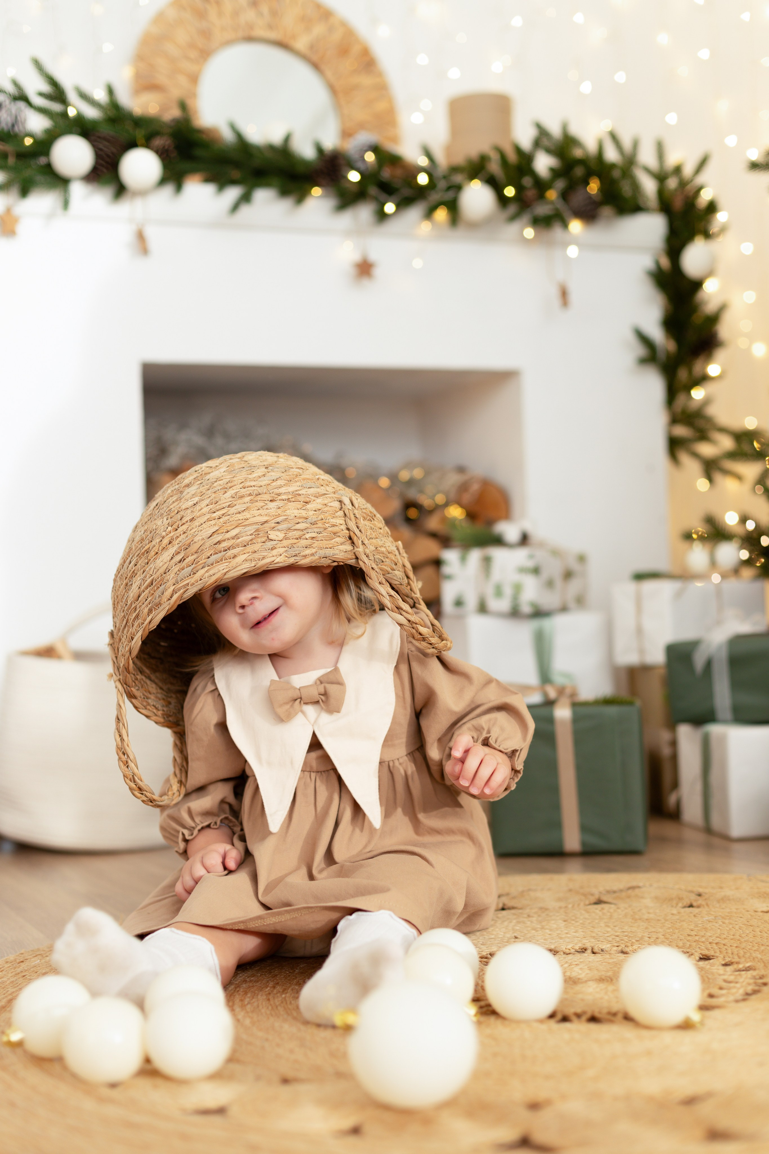 новогодняя фотосессия в студии