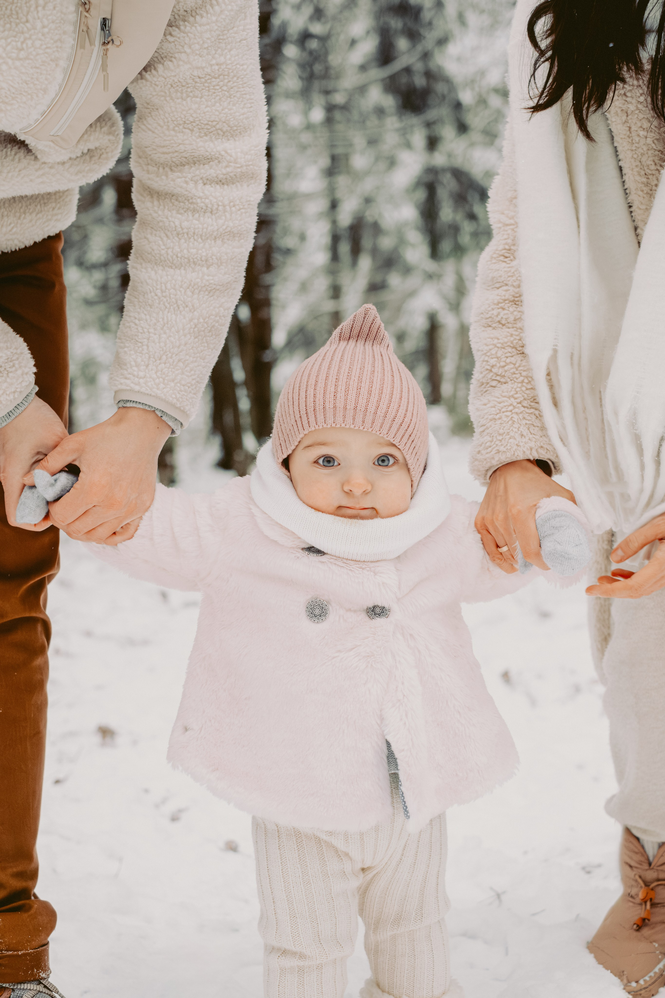 Зимняя история Яны, Леши, Мии и Фанты. Семейный и детский фотограф в Санкт-Петербурге