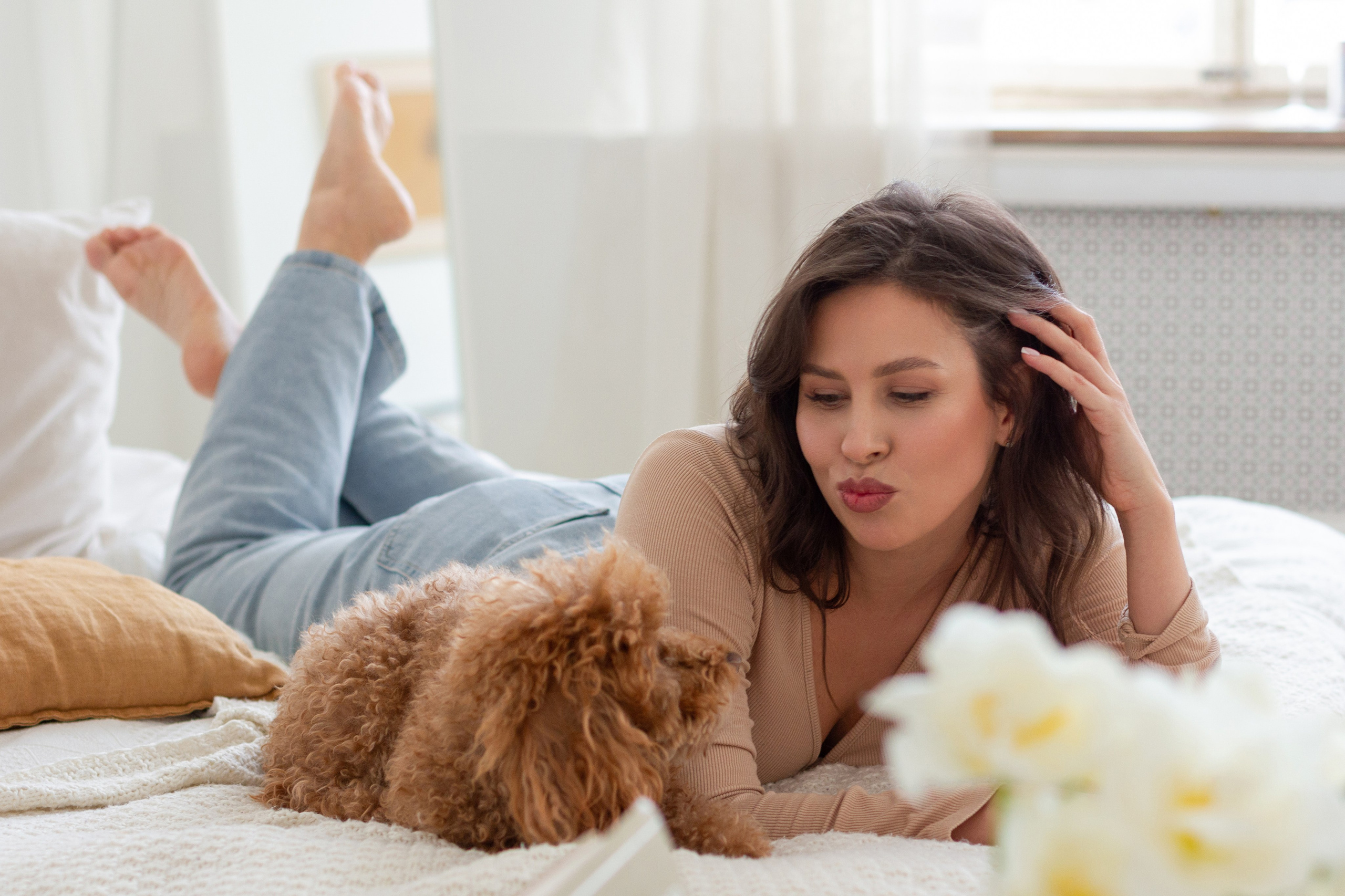 Весенняя фотосессия с тюльпанами. Портретный и семейный фотограф в Санкт-Петербурге Ульяна Жукова
