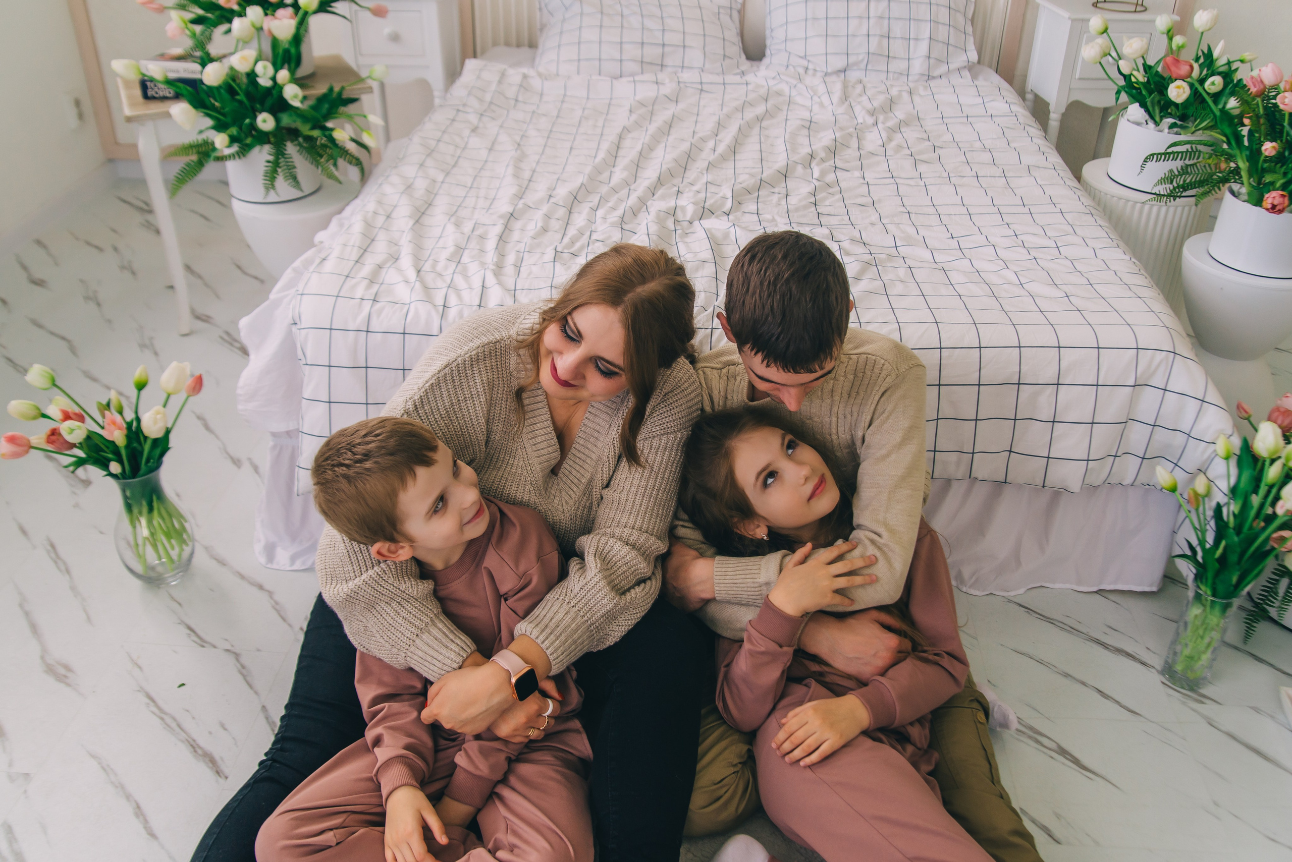 Семья с 2-мя детьми. Семейный, детский фотограф в Минске Вероника Гапоненко