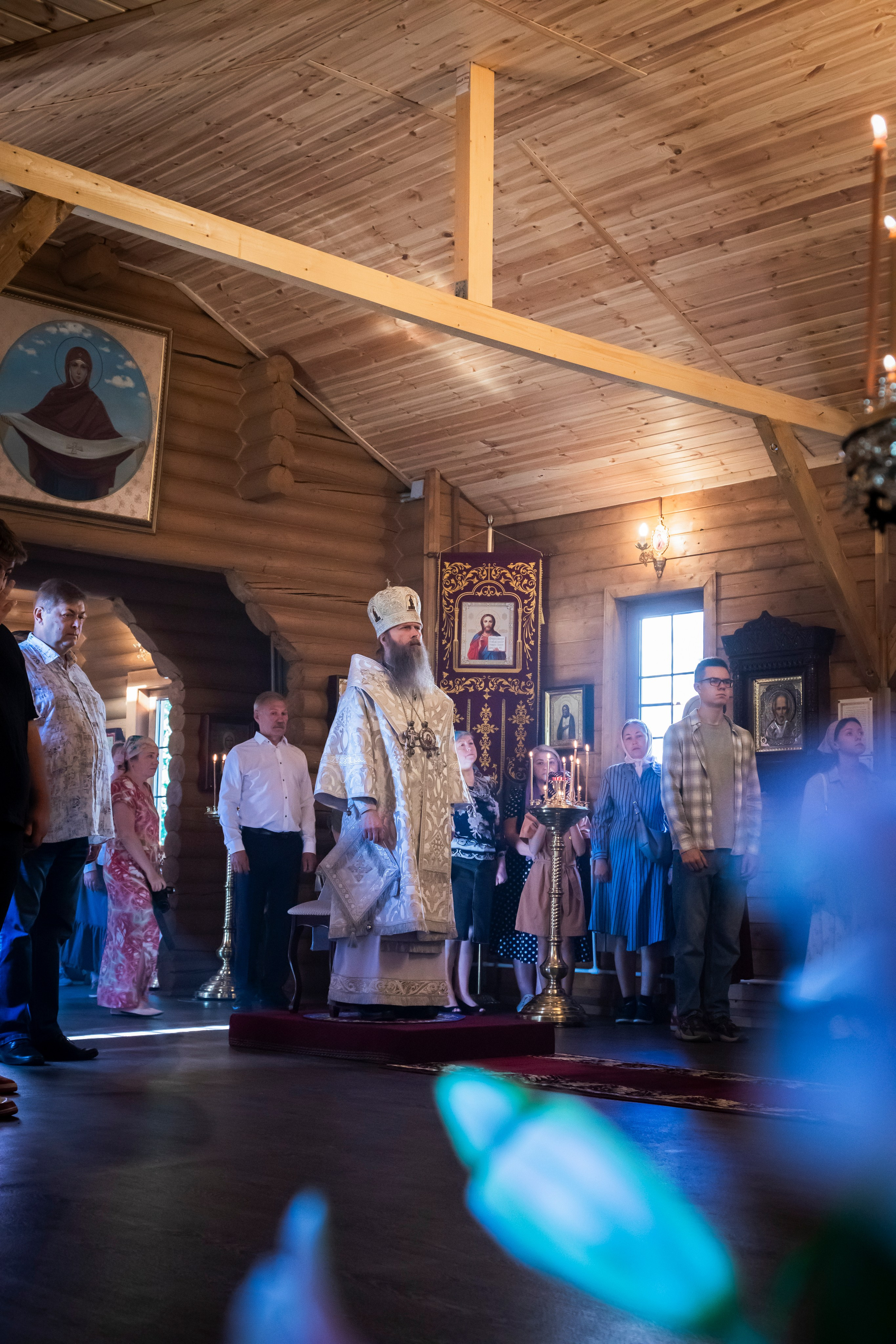 Епископ Силуан Павло-Посадский служба в храме св.Николая 25.08.2024. Арт- фотограф Москва