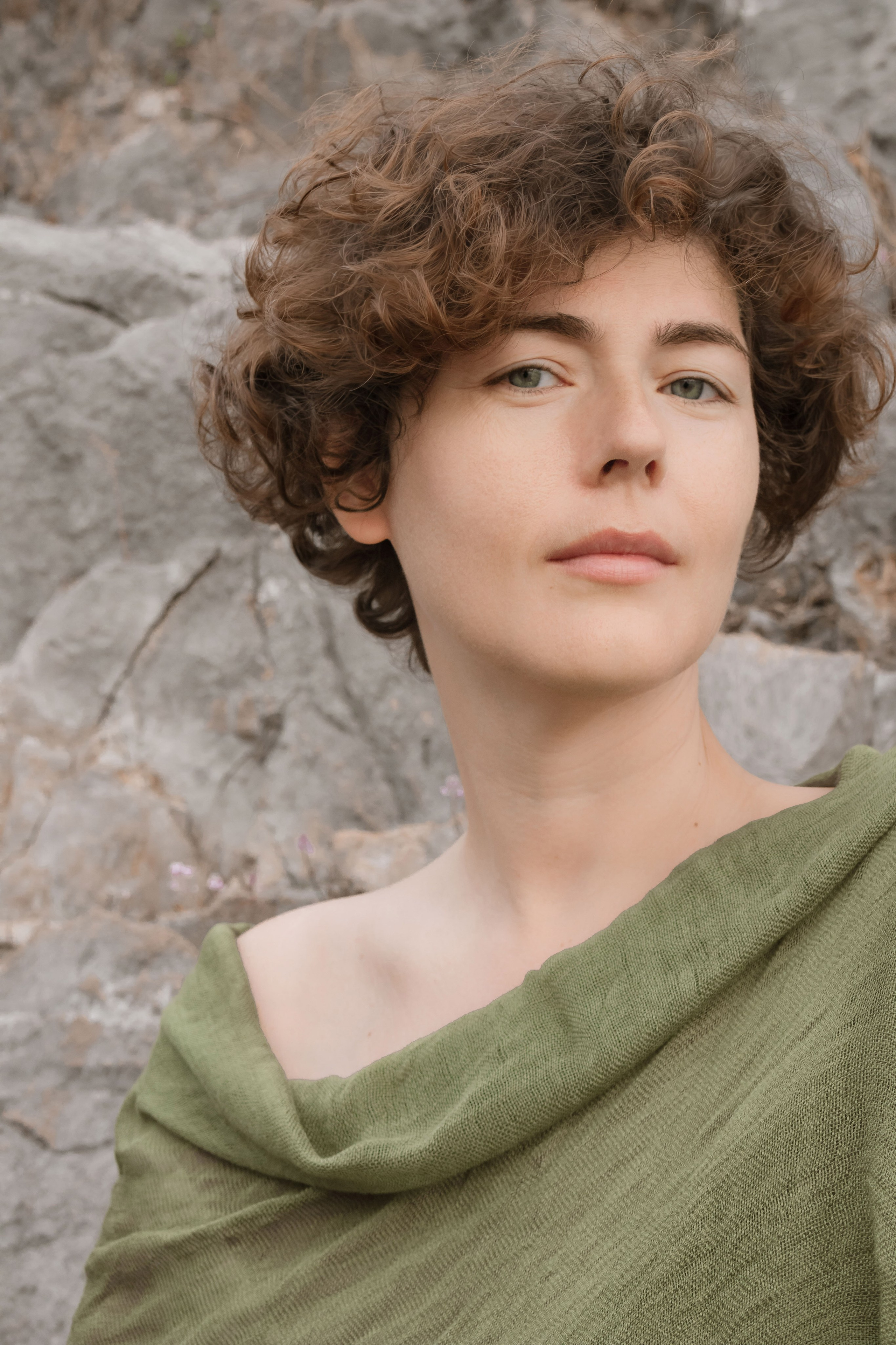 Elegant shooting in the mountains. Portrait photographer in Tivat Montenegro Katerina Kirsanova