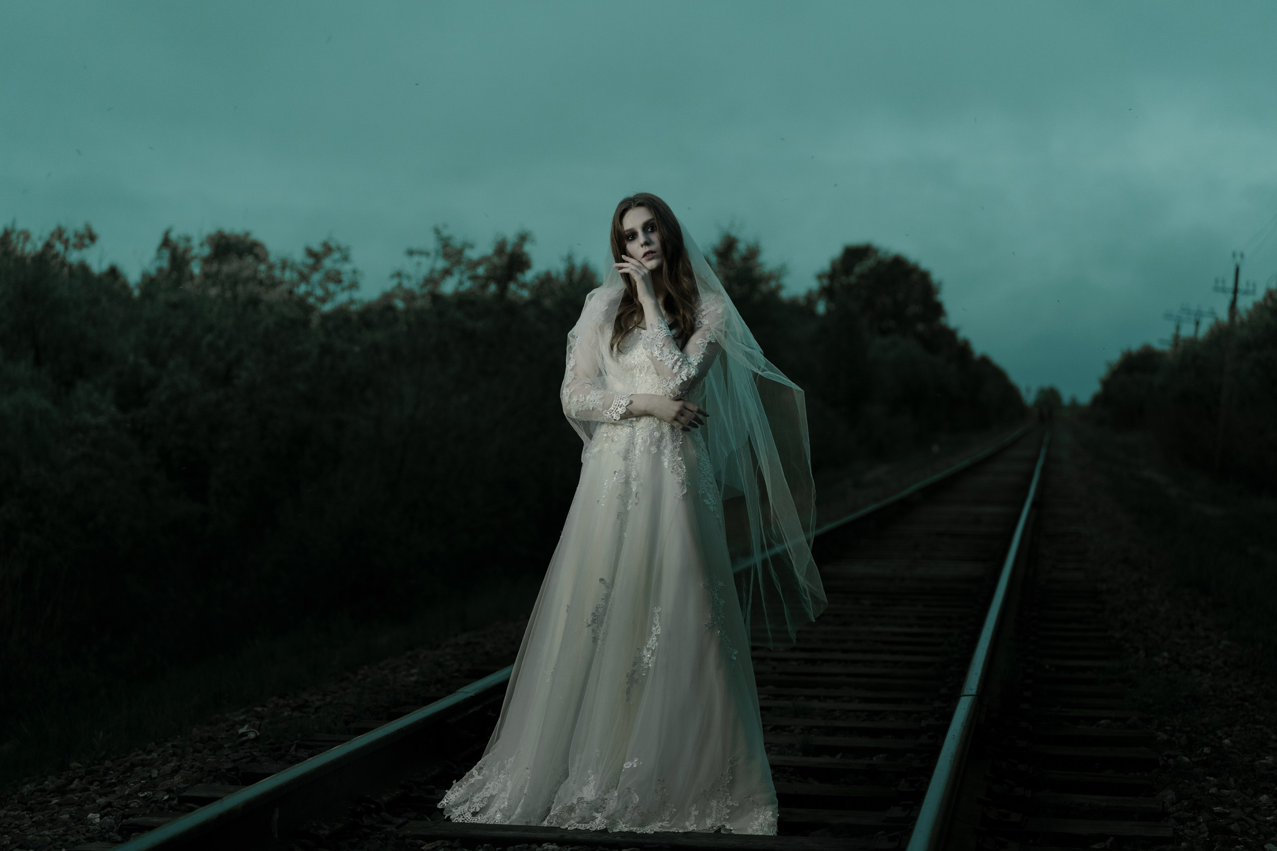 Мертвая Невеста (Екатерина). Фотограф Анатолий Багрецов г. Архангельск