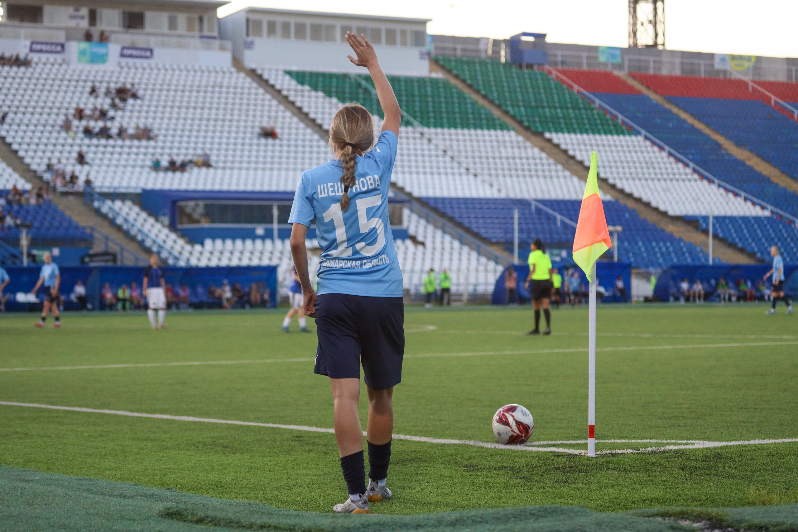 Крылья Советов — Мастер-Сатурн. Молодежная лига по футболу среди женских команд. Спортивный фотограф в Самаре