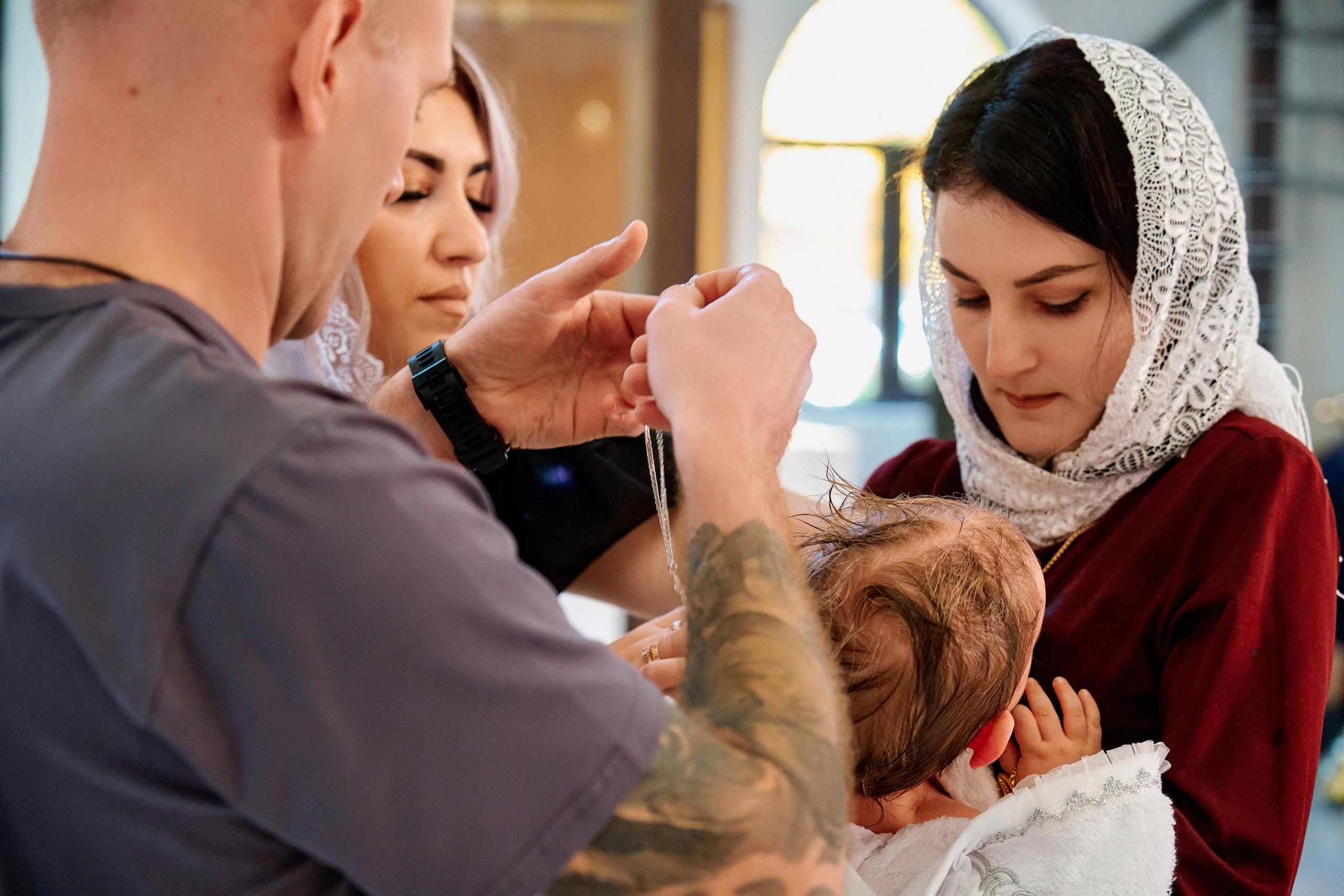 Крестины. Храм св. Серафима Саровского. Фотограф Таганрог Анна Трайжон